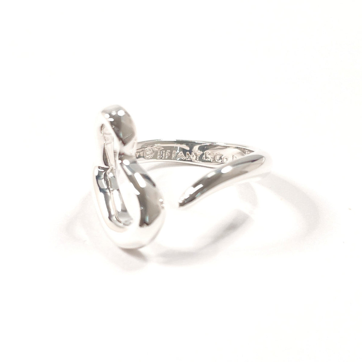 Tiffany Silver Silver 925 Band Ring (Pre-Owned)