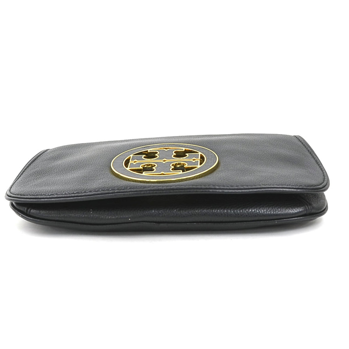 Tory Burch Black Leather Shoulder Bag (Pre-Owned)