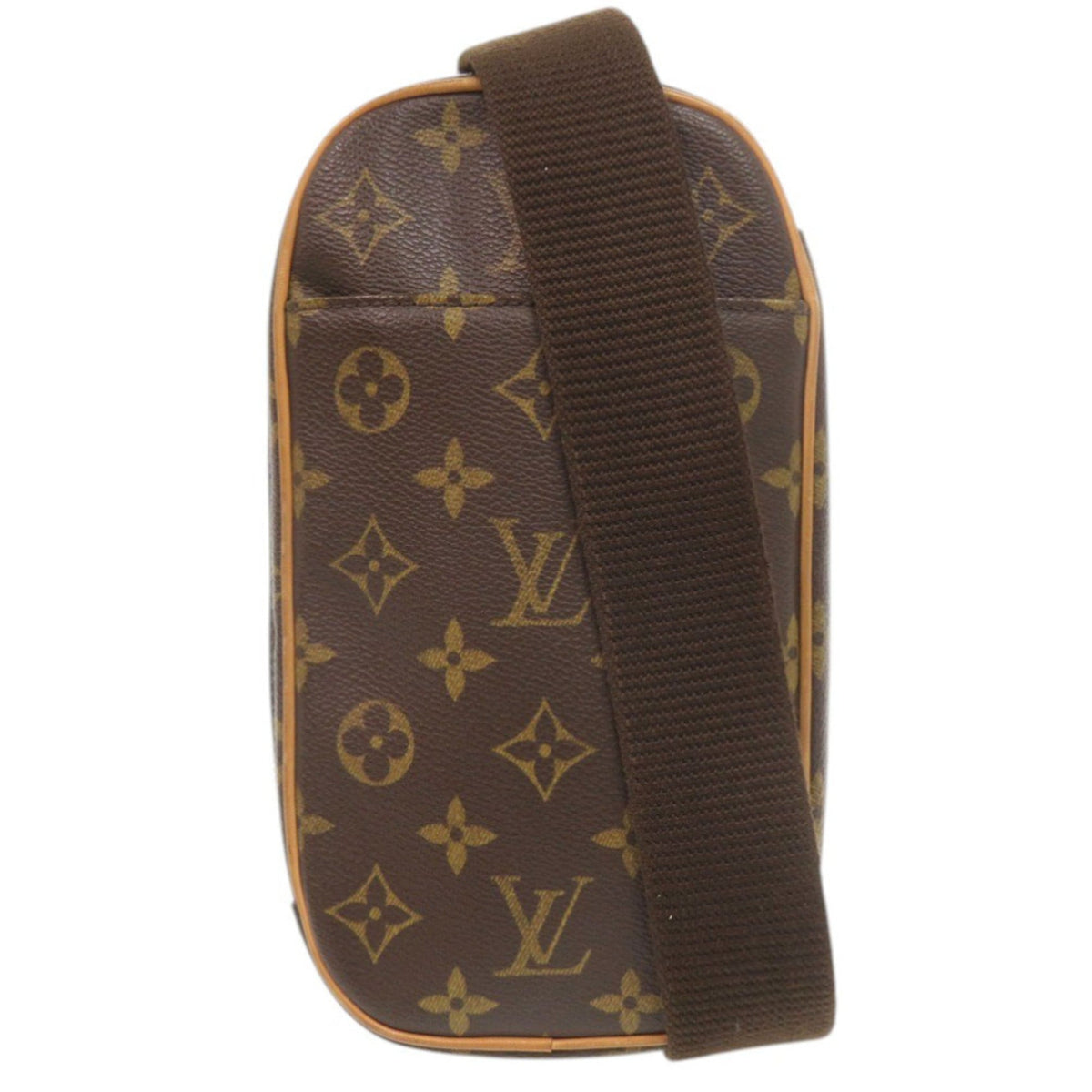 Louis Vuitton Brown Monogram Monogram Pochette Sling Bag (Pre-Owned)