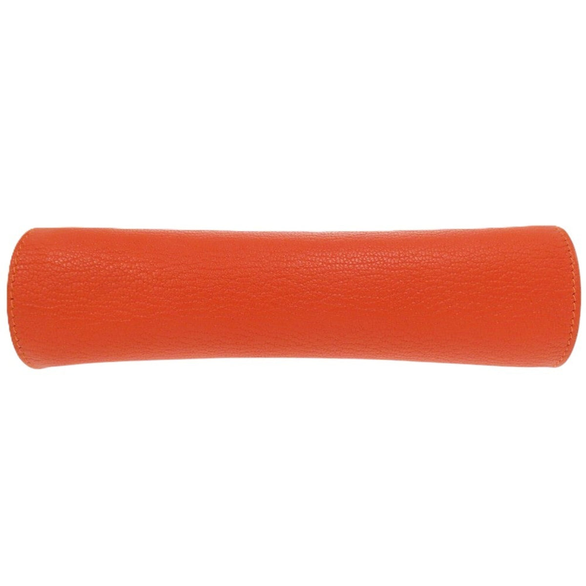 Hermes Orange Chevre Leather Pouch (Pre-Owned)