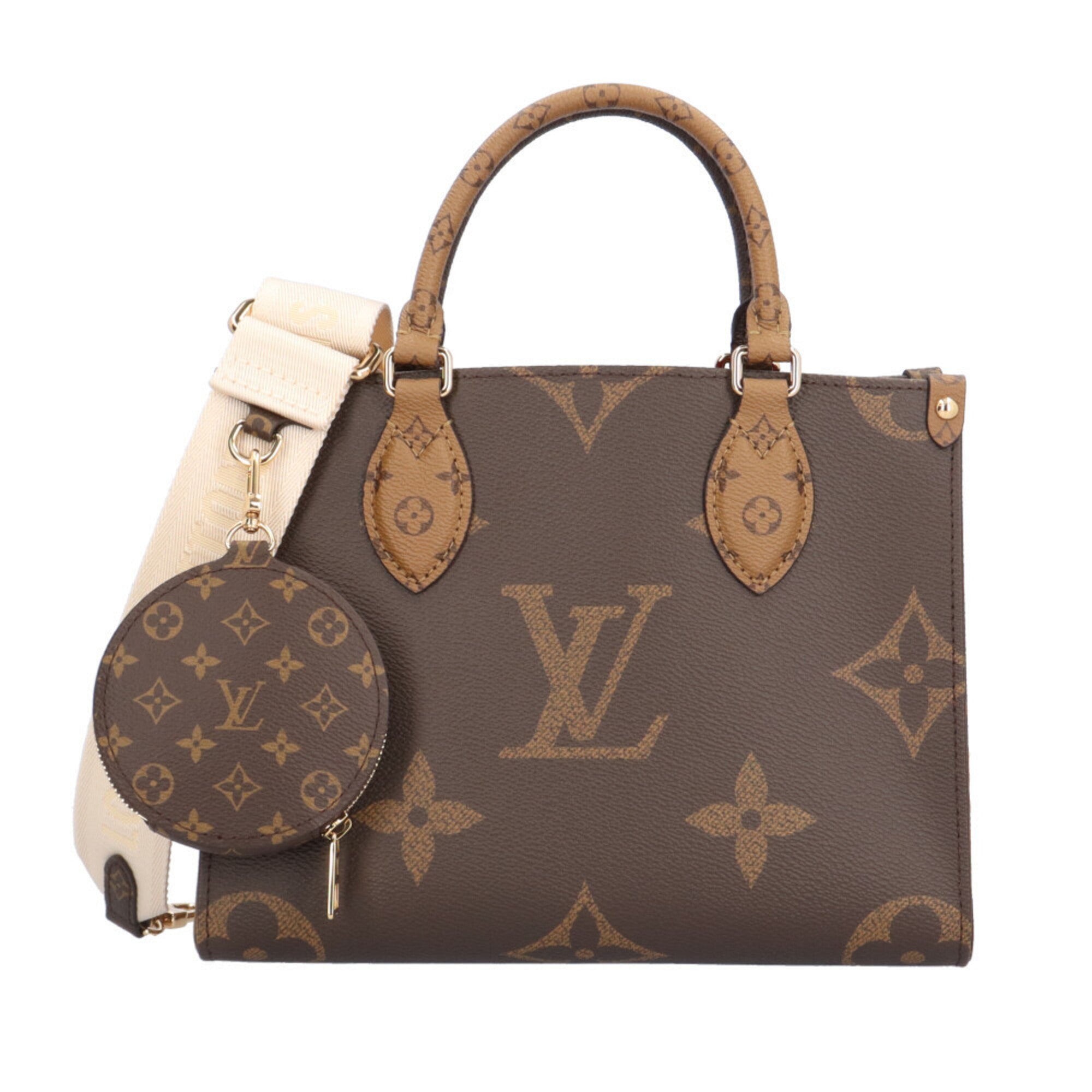 Louis Vuitton Monogram Brown Monogram Monogram Reverse Shoulder Bag (Pre-Owned)