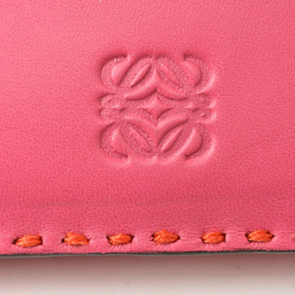 Loewe Pink Leather Clutch Bag Pouch (Pre-Owned)