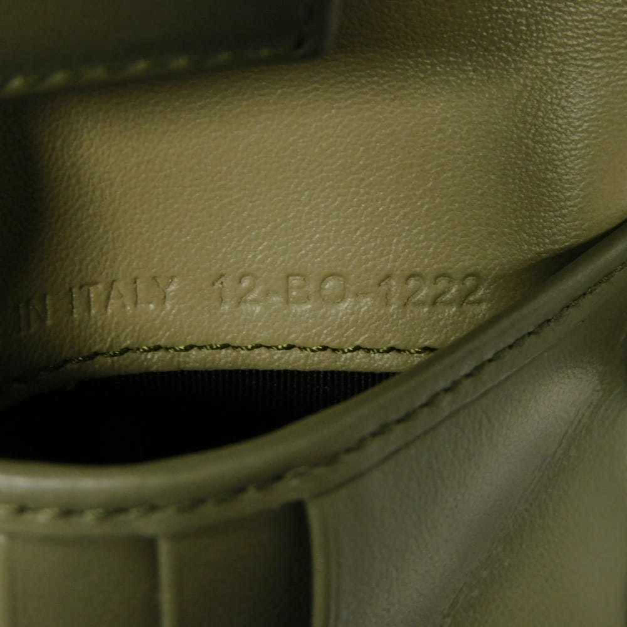Christian Dior Khaki Leather Wallet (Bi-Fold) (Pre-Owned)