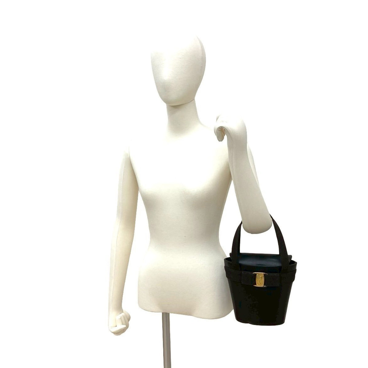 Salvatore Ferragamo Brown Leather Handbag Tote Bag (Pre-Owned)