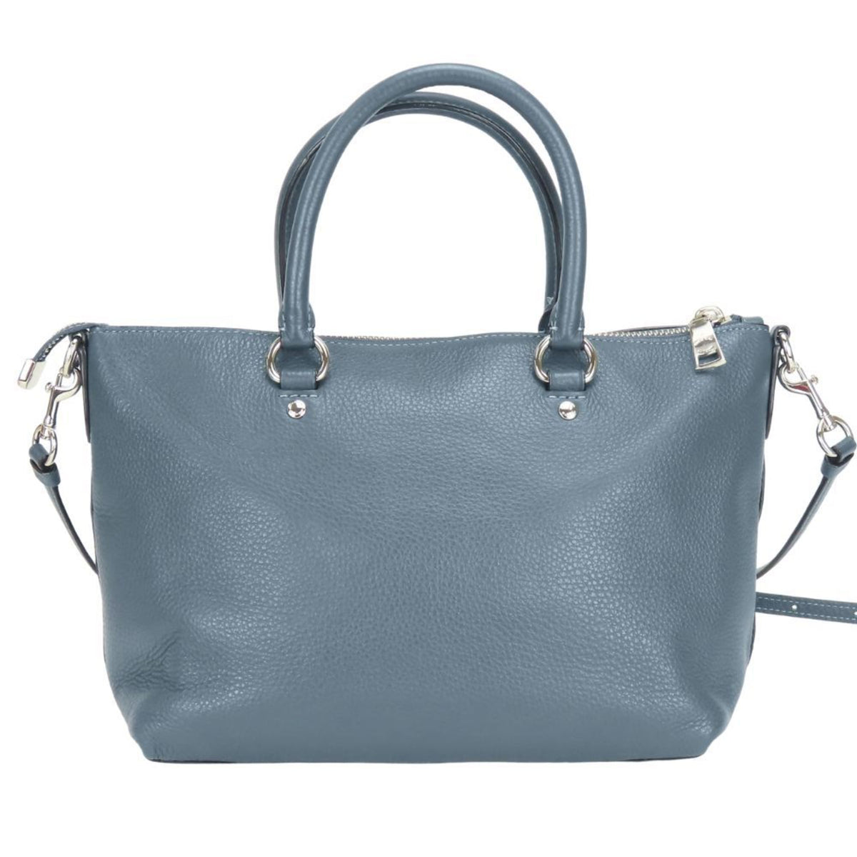 Coach Blue Leather Handbag (Pre-Owned)