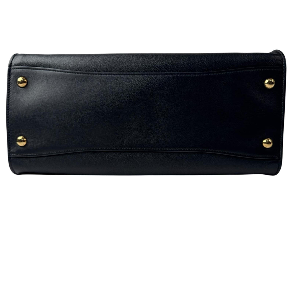 Prada Black Leather Tote Bag (Pre-Owned)
