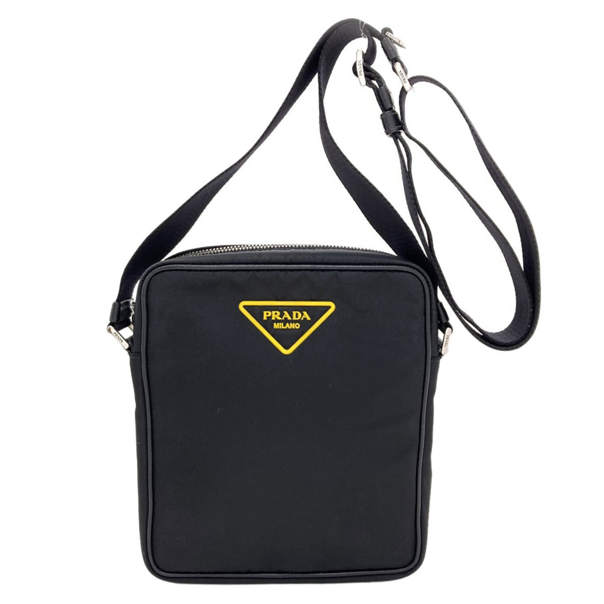 Prada Black Nylon Pouch Shoulder Bag (Pre-Owned)