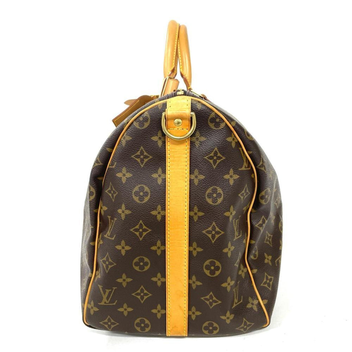 Louis Vuitton Brown Monogram Canvas Boston Bag (Pre-Owned)