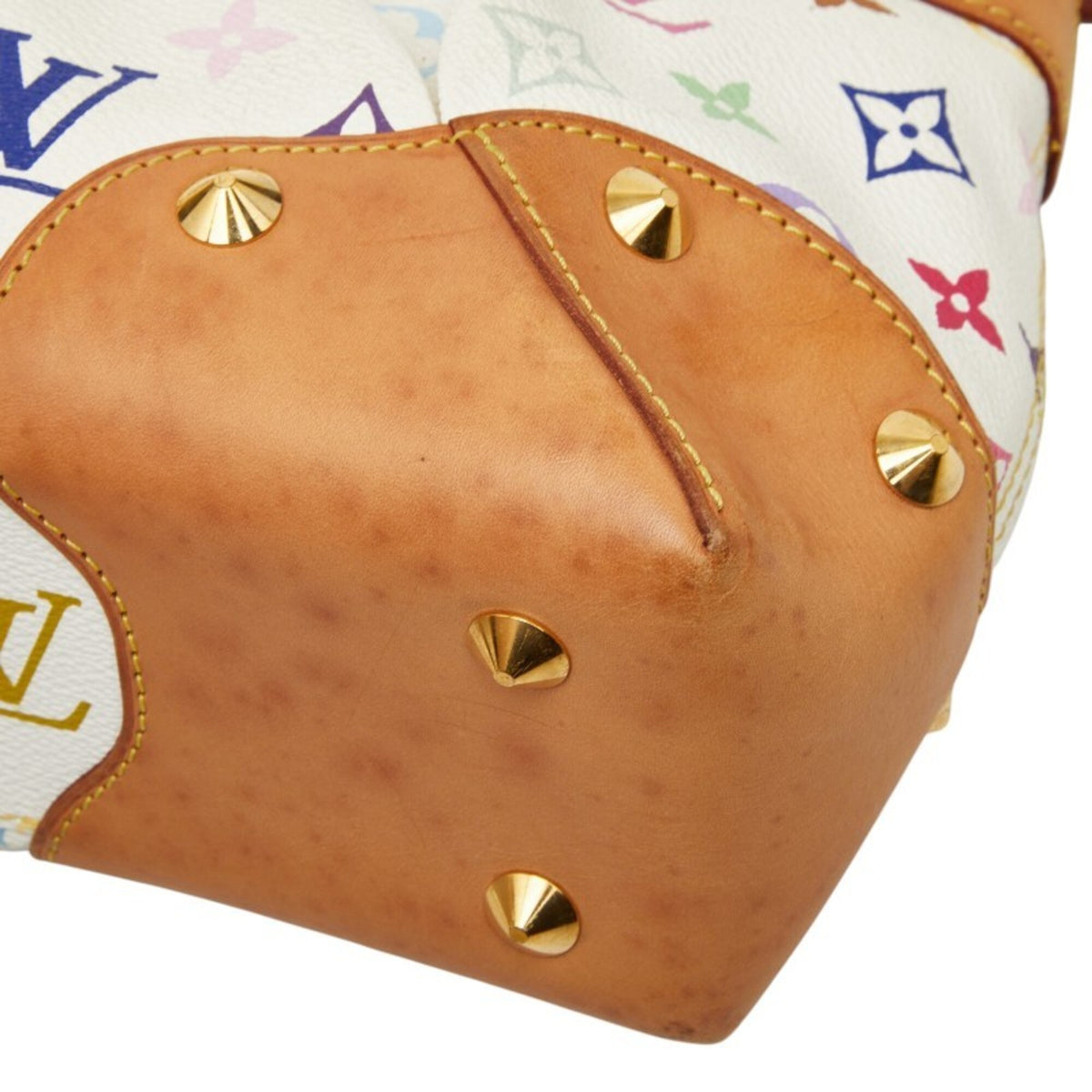 Louis Vuitton Blanc Multi-Color White Pvc Leather Handbag Shoulder Bag (Pre-Owned)