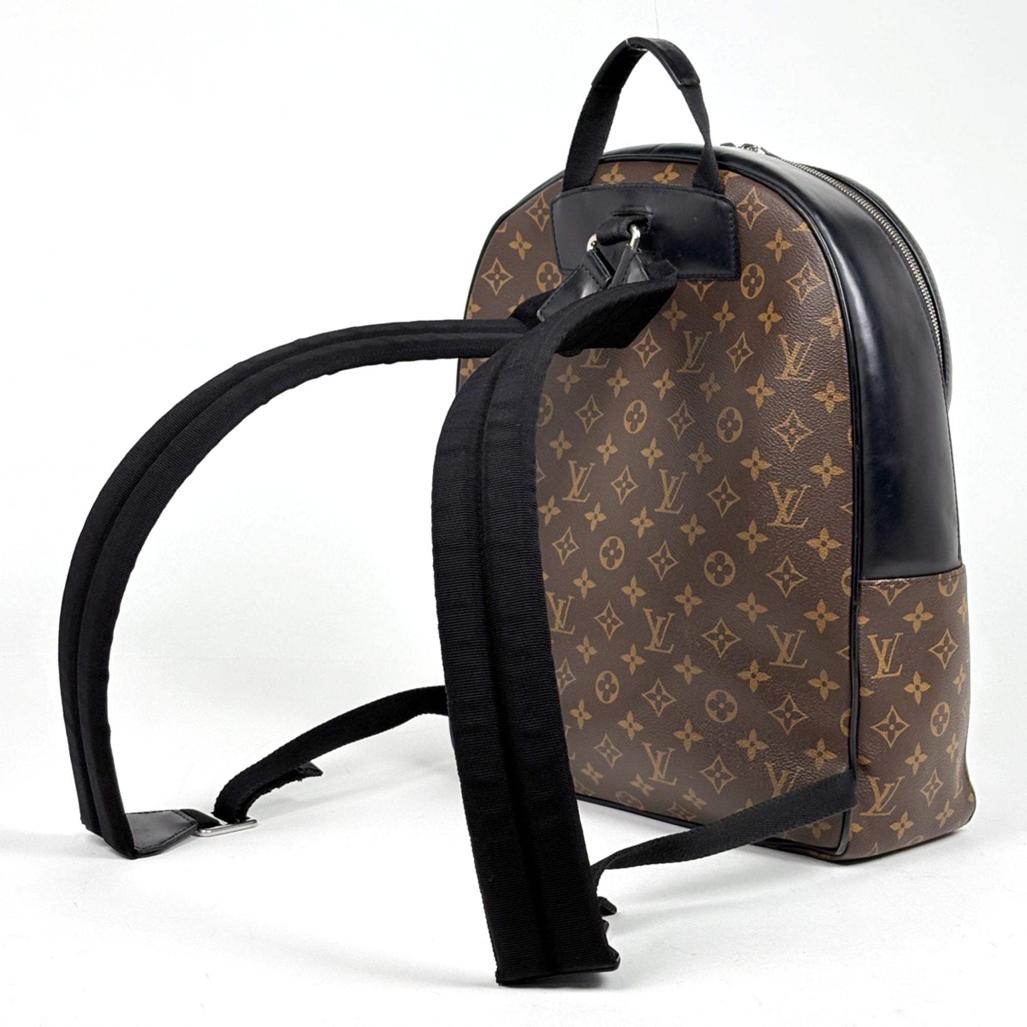 Louis Vuitton Black Brown Monogram Backpack (Pre-Owned)