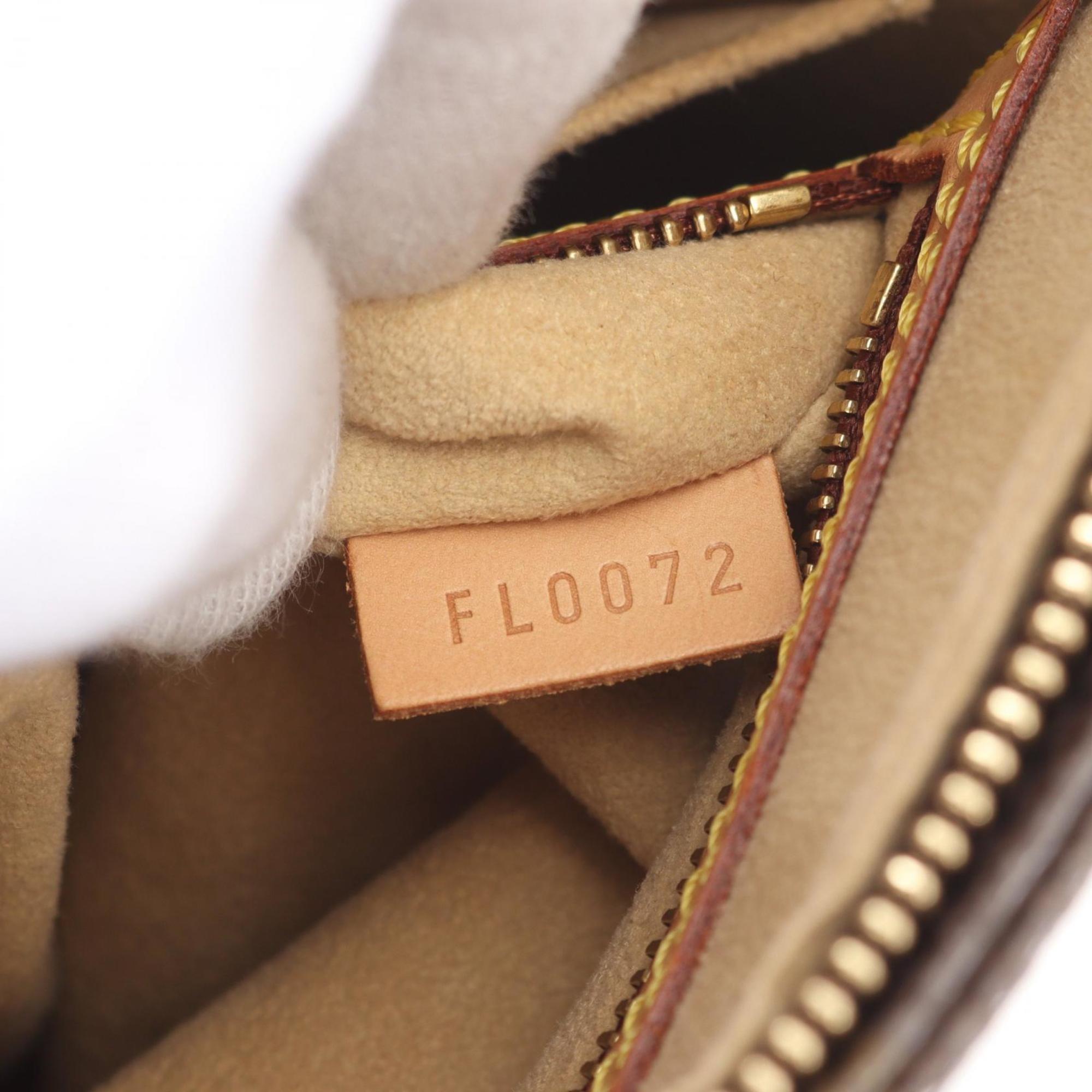 Louis Vuitton Brown Monogram Coated Canvas Pvc Leather Shoulder Bag (Pre-Owned)