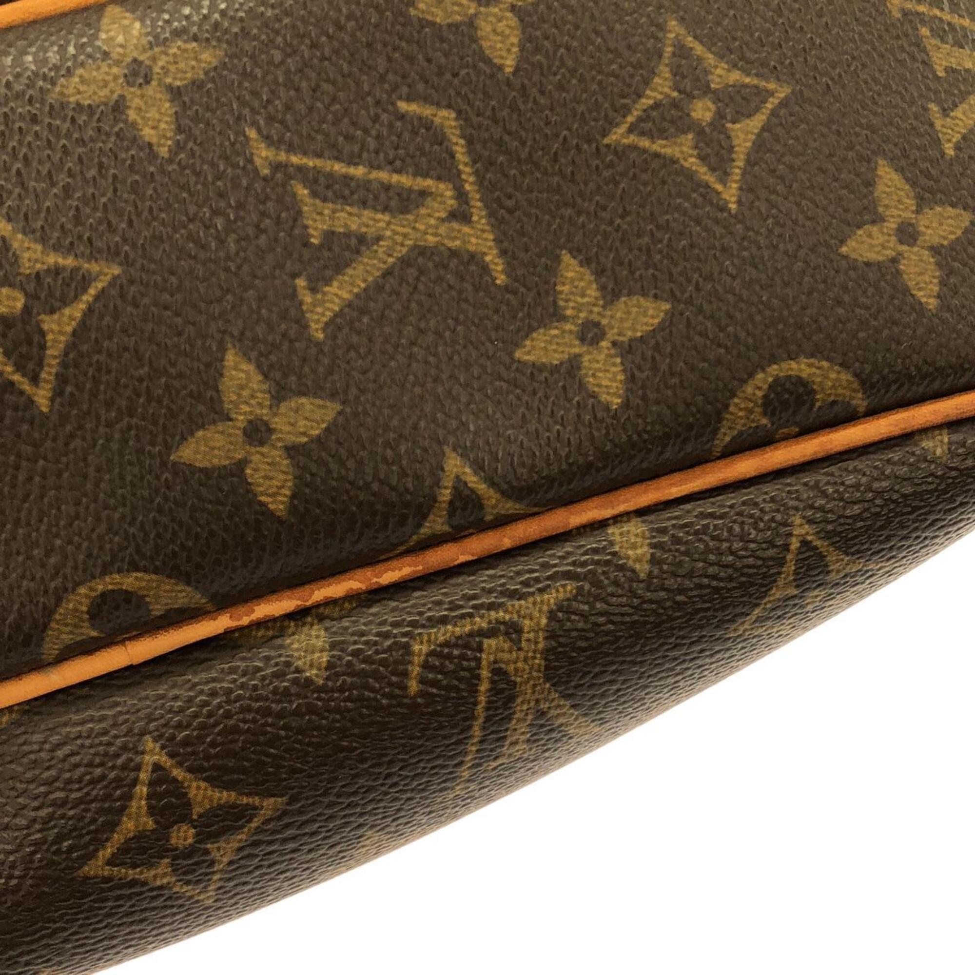 Louis Vuitton Monogram Marron Coated Canvas Shoulder Bag (Pre-Owned)