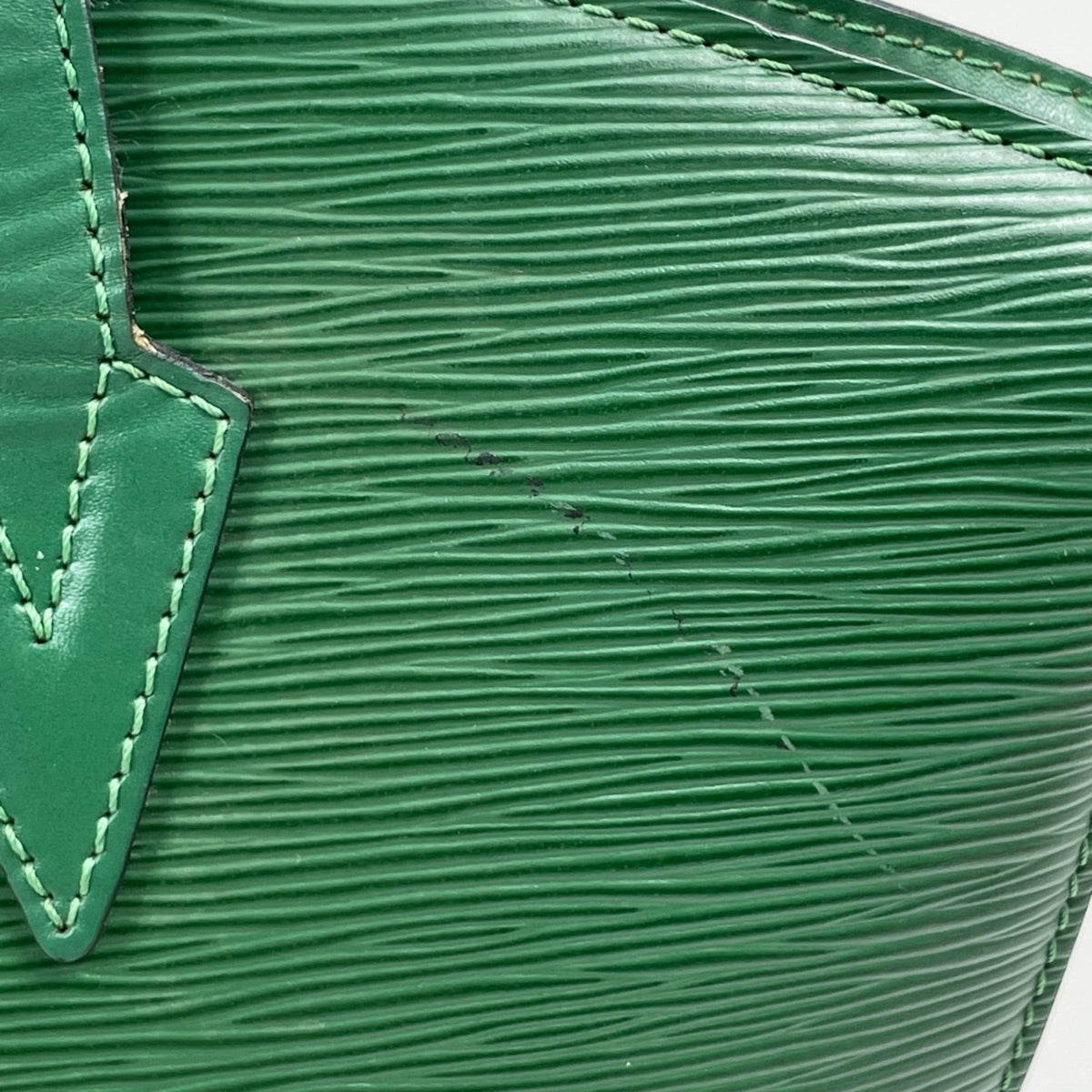 Louis Vuitton Borneo Green Epi Leather Shoulder Bag Tote Bag (Pre-Owned)