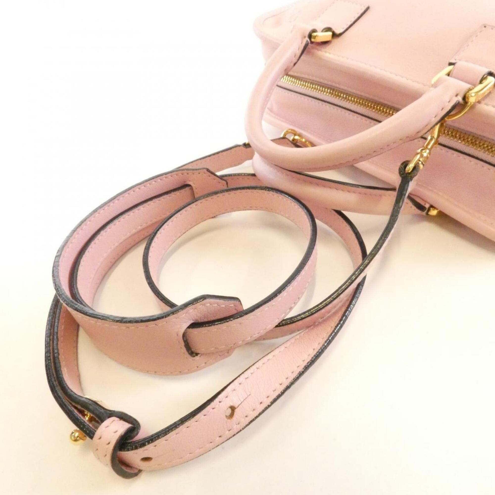 Loewe Pink Leather Handbag (Pre-Owned)