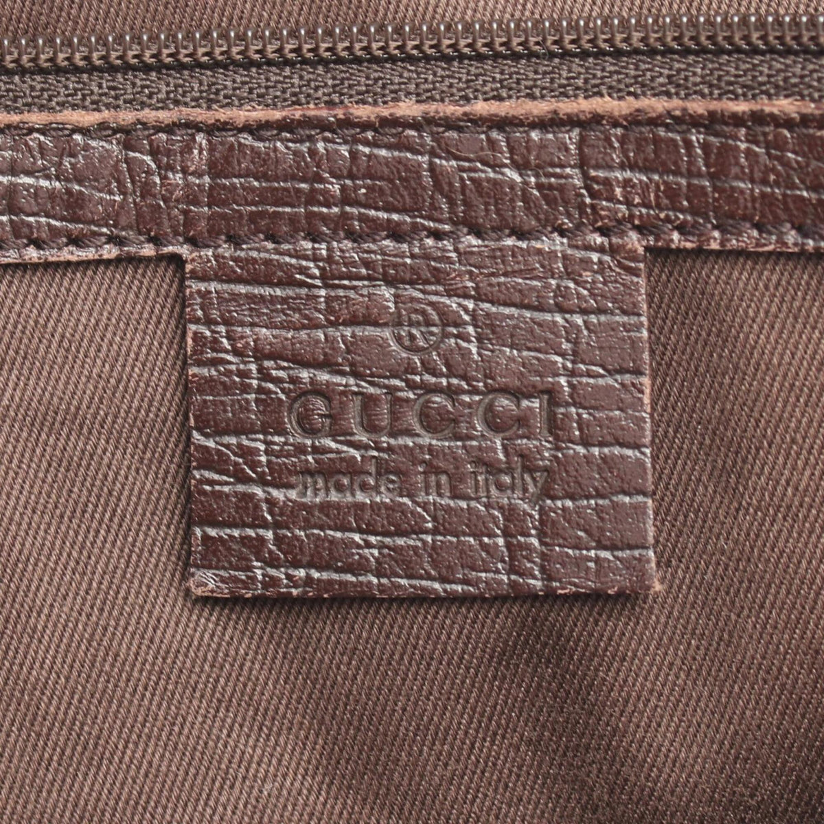 Gucci Beige Brown Gg Canvas Leather Handbag Tote Bag (Pre-Owned)