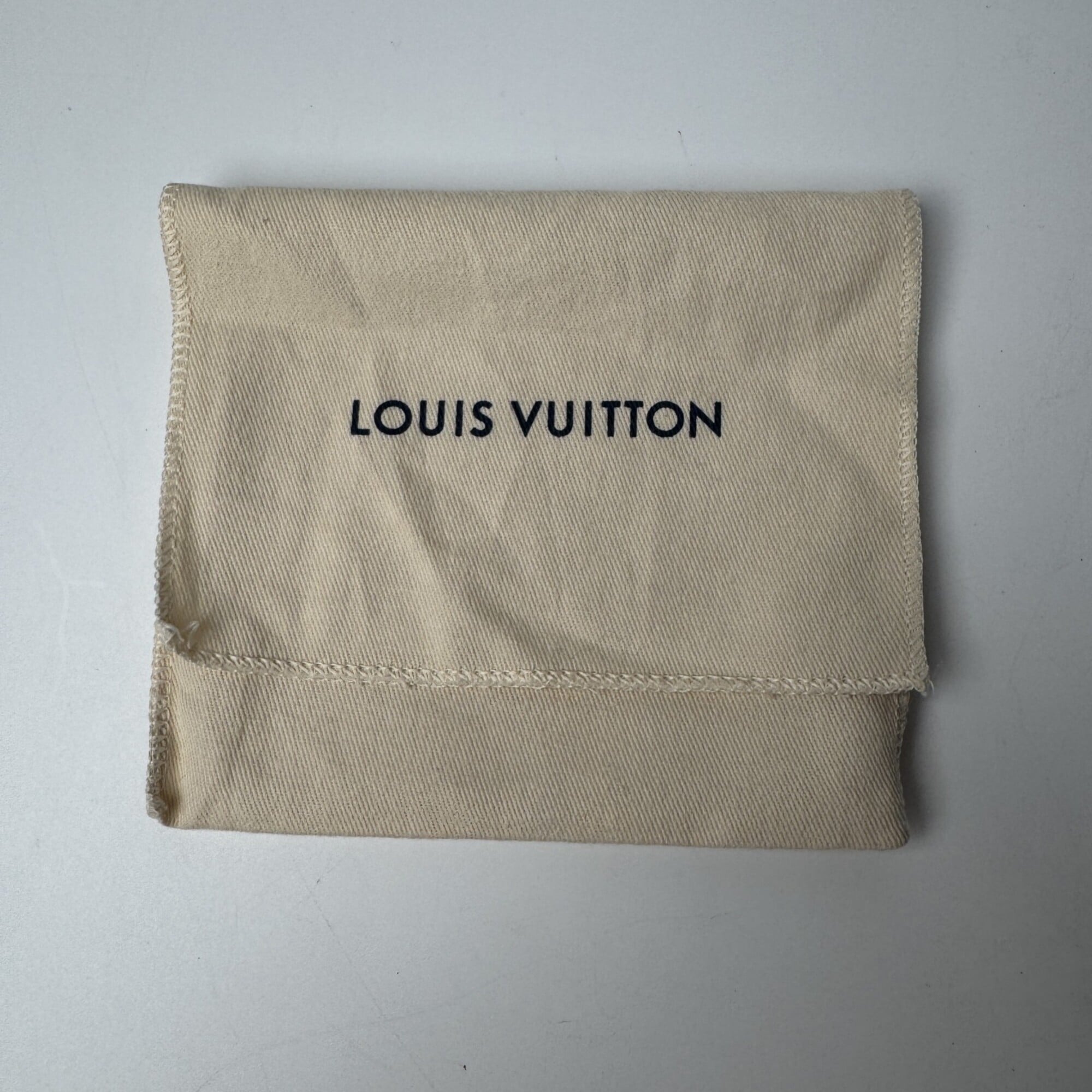 Louis Vuitton Beige Camel Leather Wallet (Tri-Fold) (Pre-Owned)