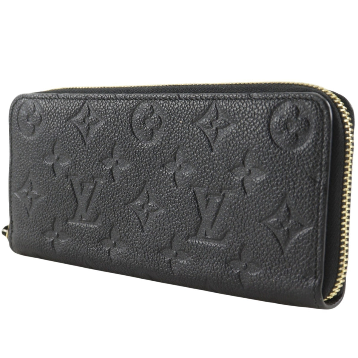 Louis Vuitton Monogram Empreinte Black Noir Monogram Empreinte Long Wallet (Bi-Fold) (Pre-Owned)