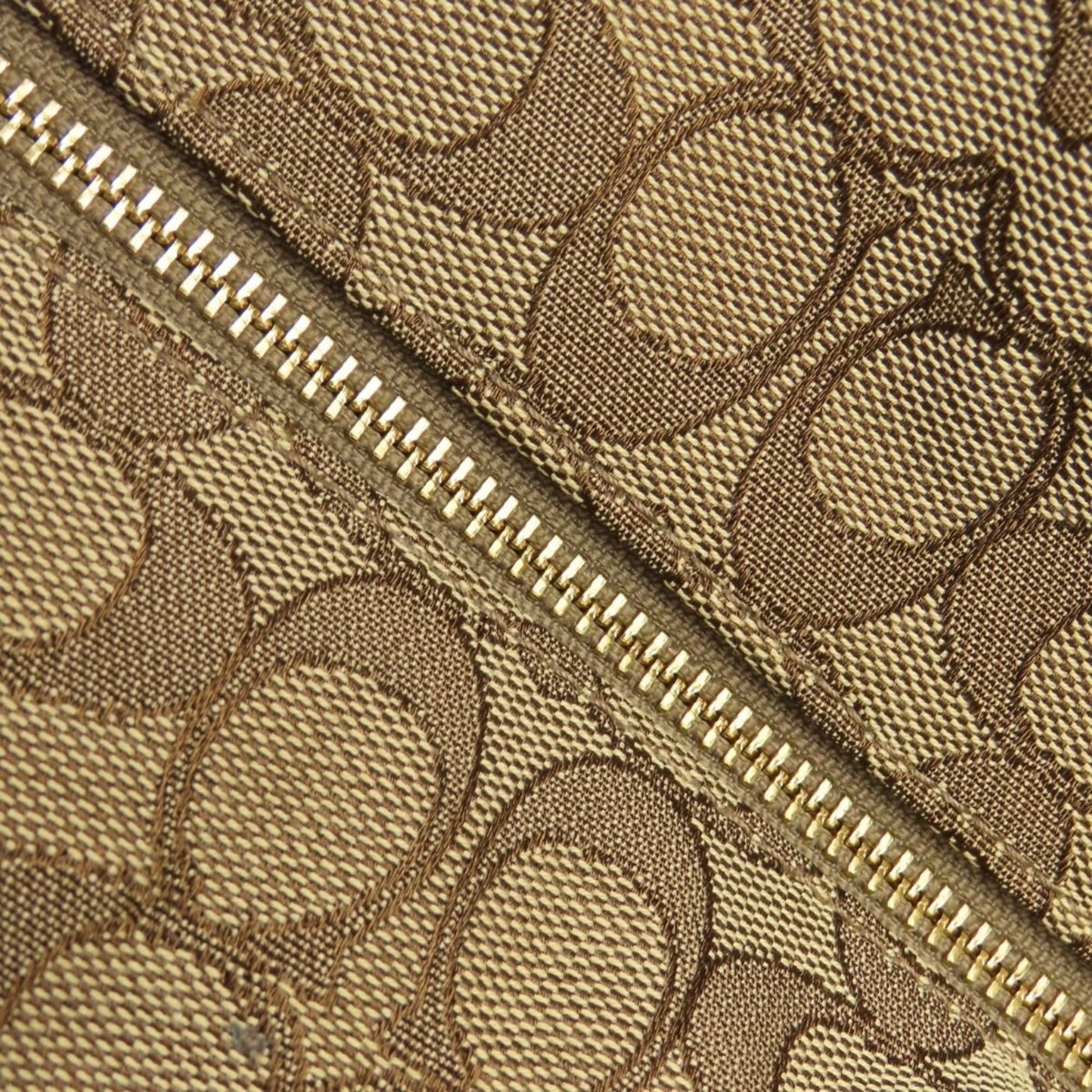 Coach Beige Brown Signature Line Tote Bag (Pre-Owned)