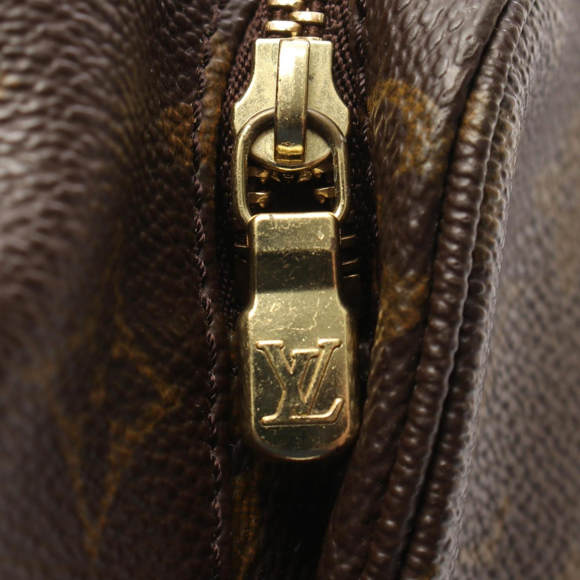 Louis Vuitton Brown Monogram Monogram Leather Backpack Handbag (Pre-Owned)