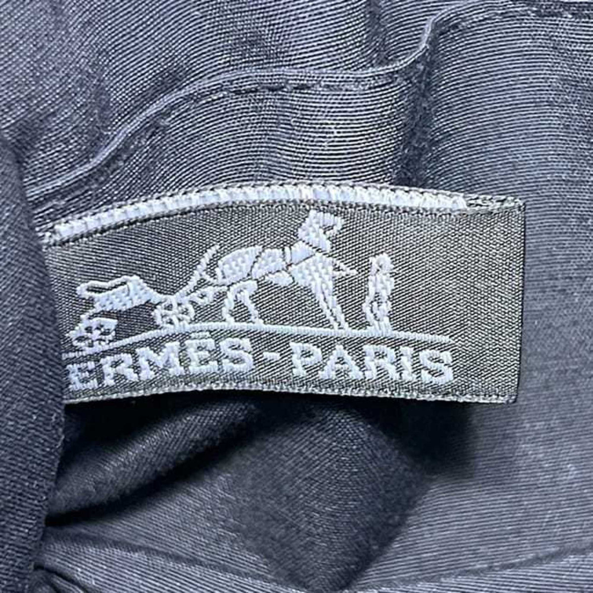 Hermes Black Cotton Pouch (Pre-Owned)