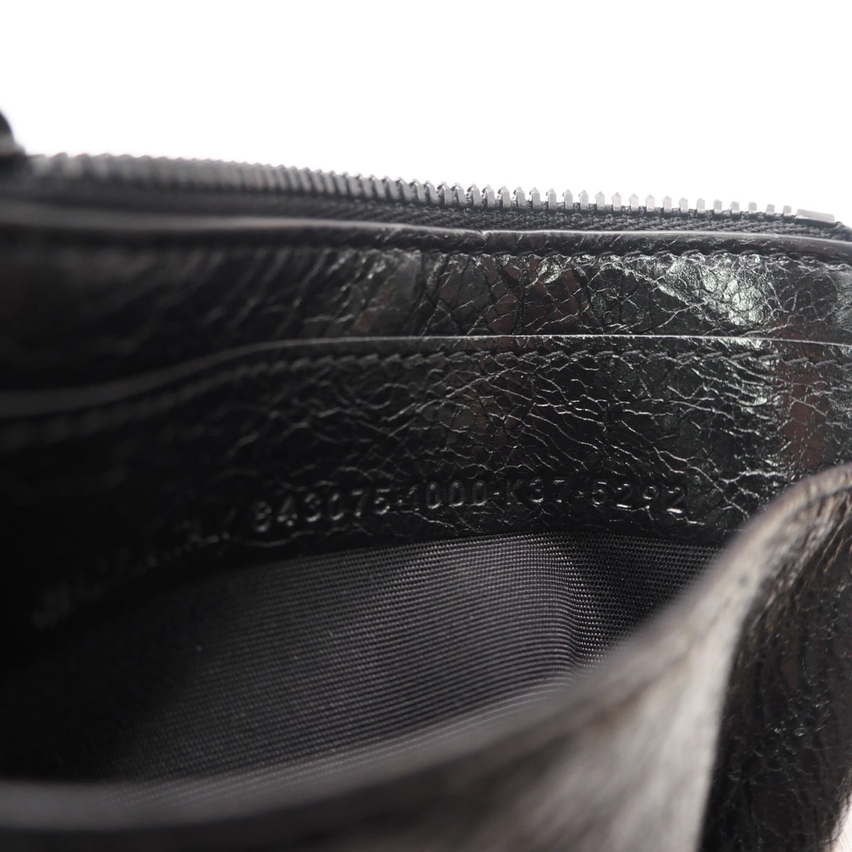 Balenciaga Black Leather Wallet (Bi-Fold) (Pre-Owned)