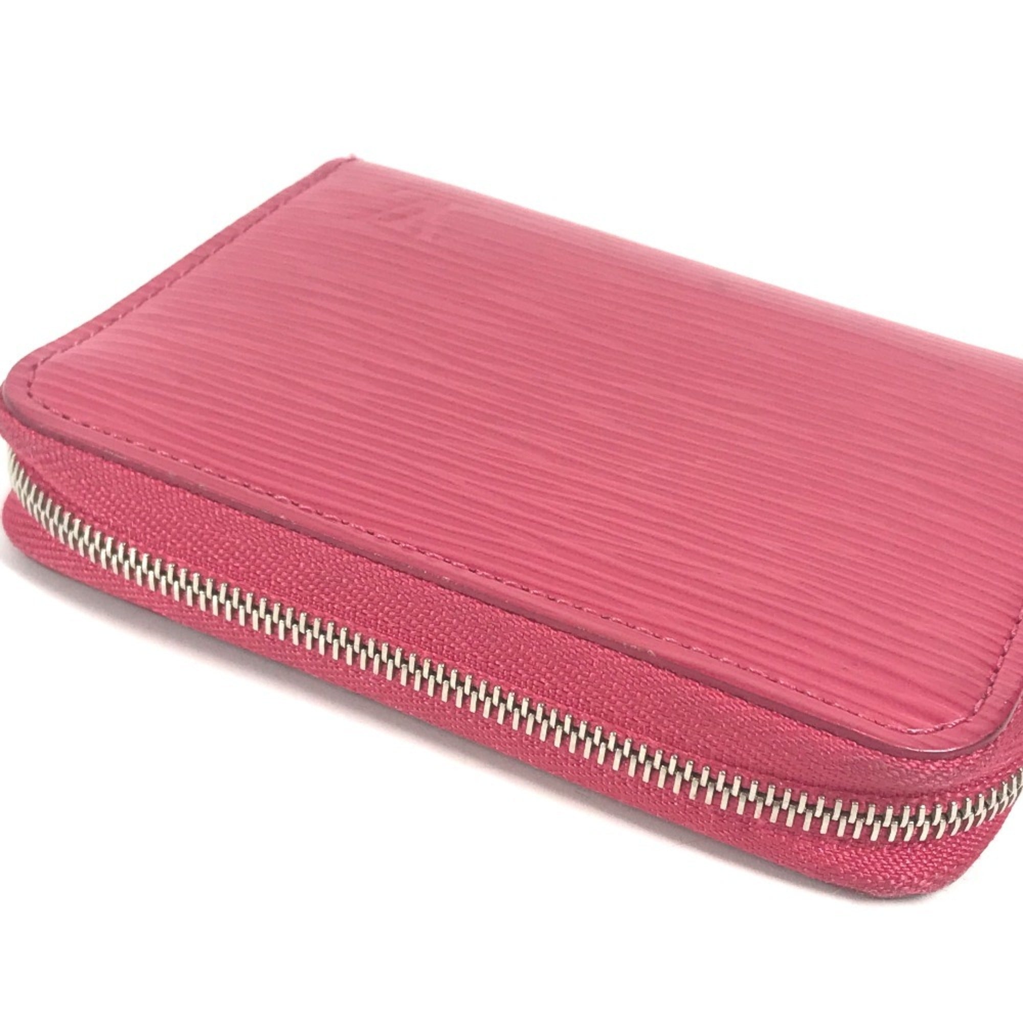 Louis Vuitton Fuchsia Pink Pink Epi Leather Coin Purse/Coin Case (Pre-Owned)