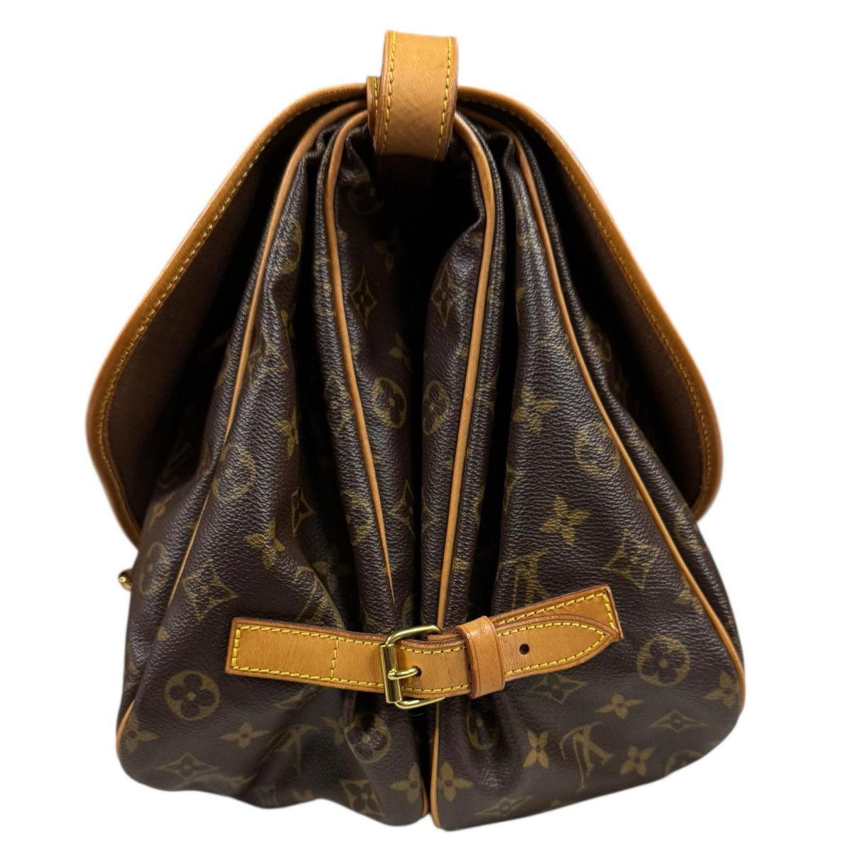 Louis Vuitton Brown Monogram Shoulder Bag (Pre-Owned)