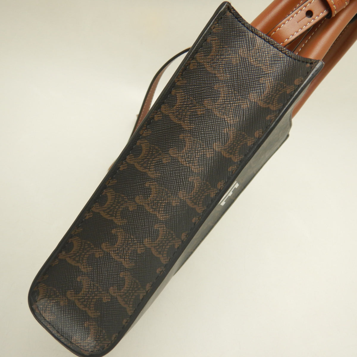 Celine Gold Coated Canvas Tote Bag (Pre-Owned)