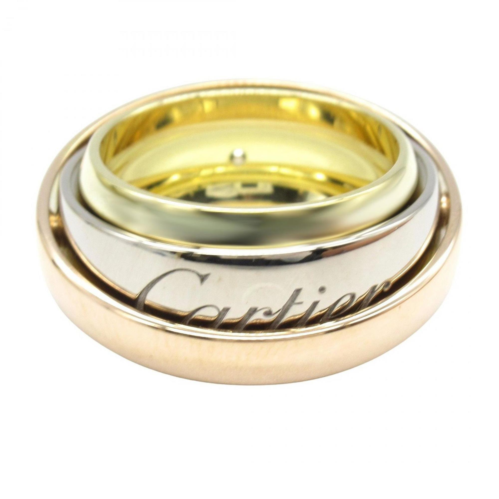 Cartier Gold Silver Yellow Gold (18K) Pink Gold (18K) White Gold (18K) Band Ring (Pre-Owned)