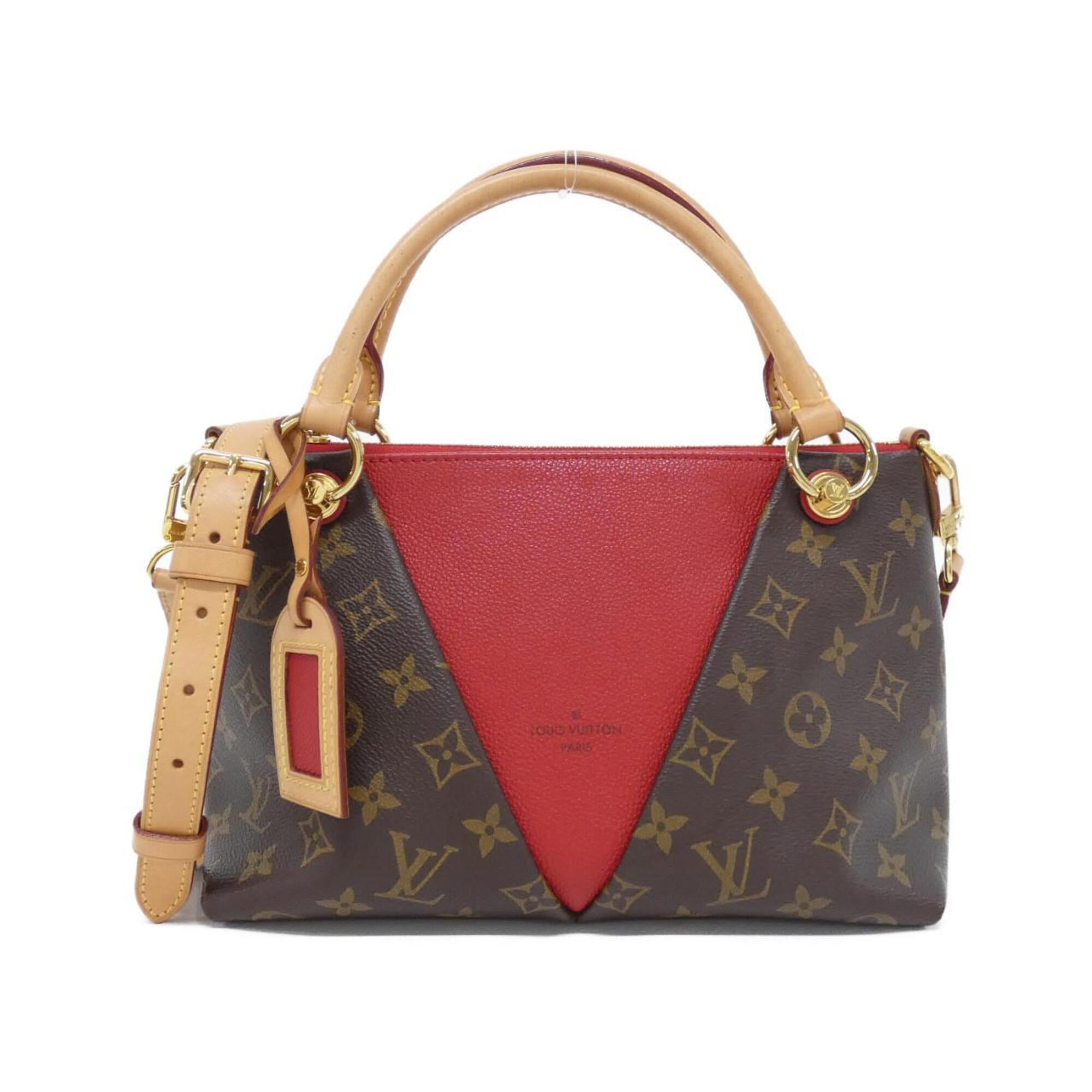 Louis Vuitton Cerise Marron Coated Canvas Handbag (Pre-Owned)