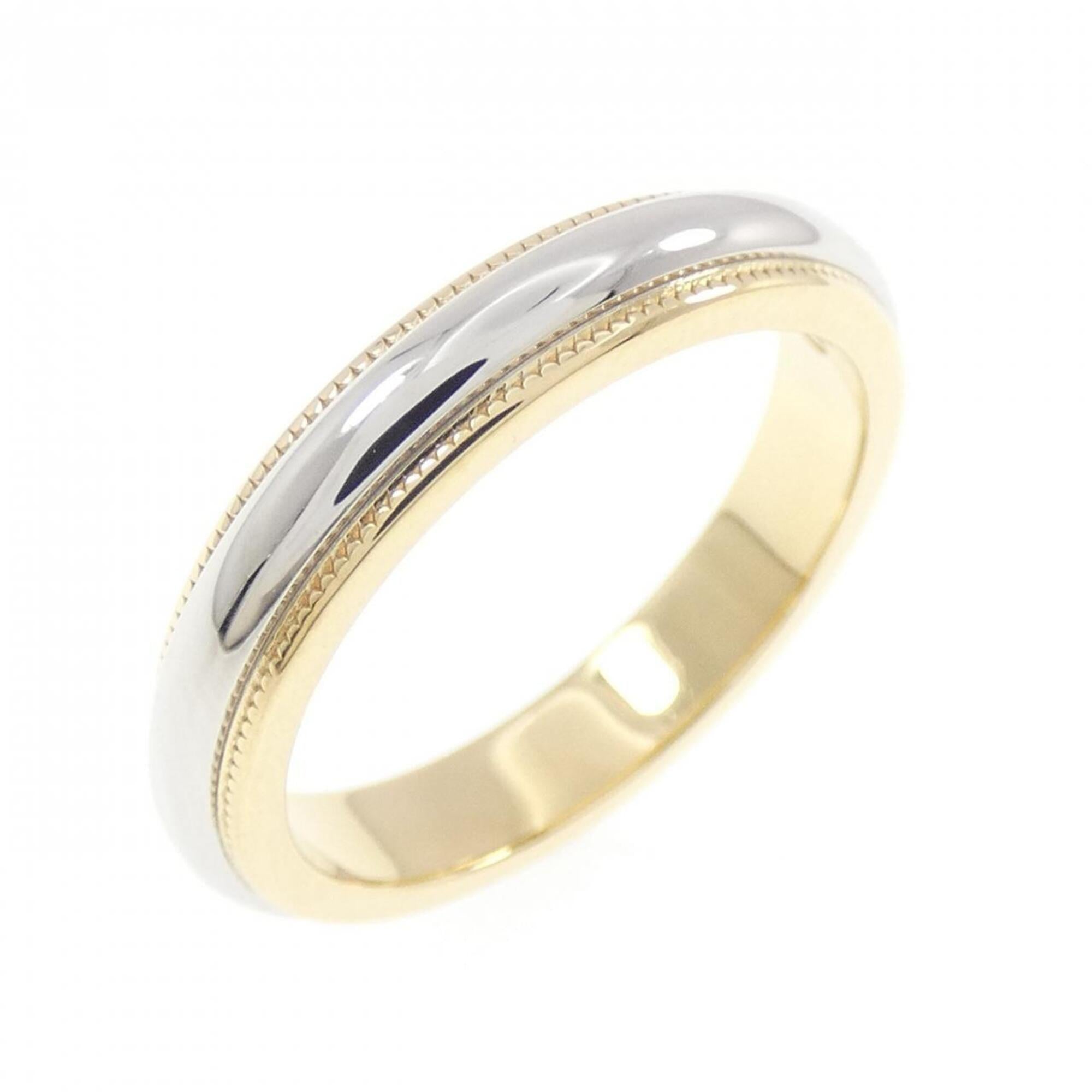 Tiffany Yellow Gold (18K) Platinum 950 Band Ring (Pre-Owned)