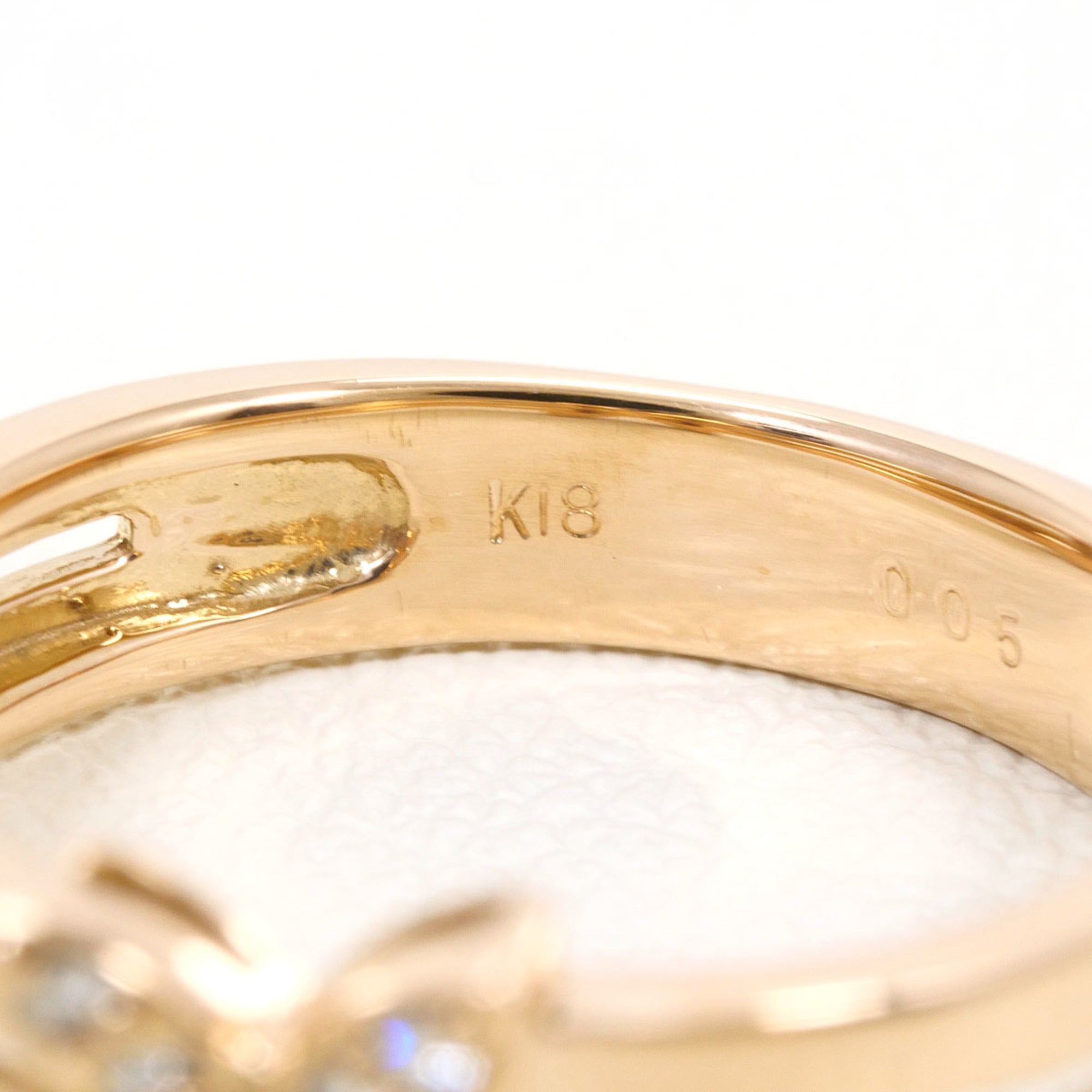 Unbranded Pink Gold Pink Gold (18K) Band Ring (Pre-Owned)