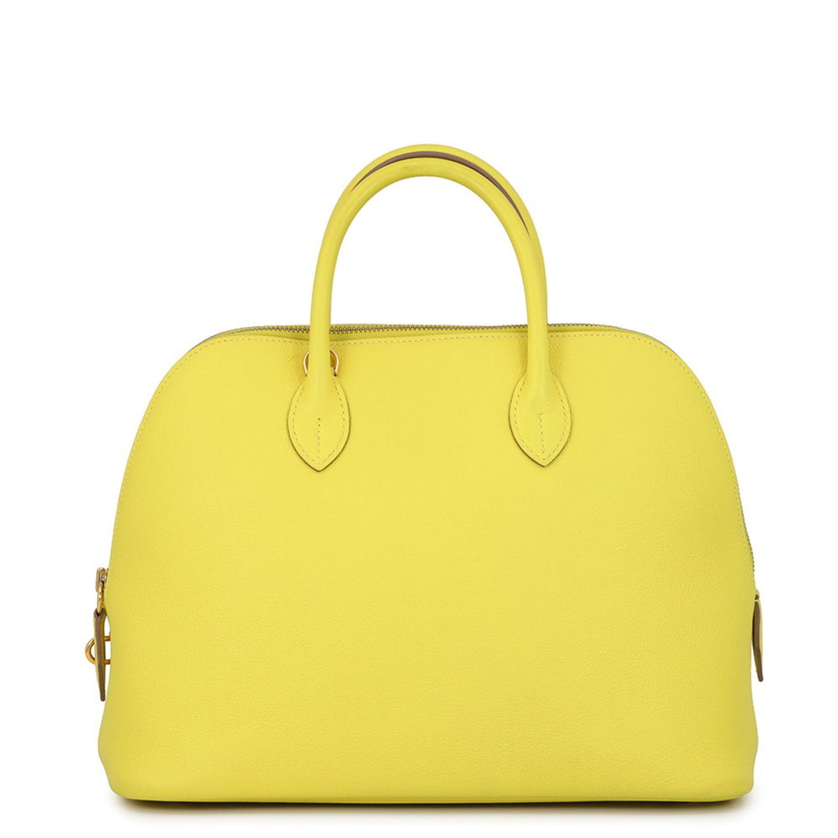 Hermes Bolide Lime Evercalf Leather Handbag (Pre-Owned)