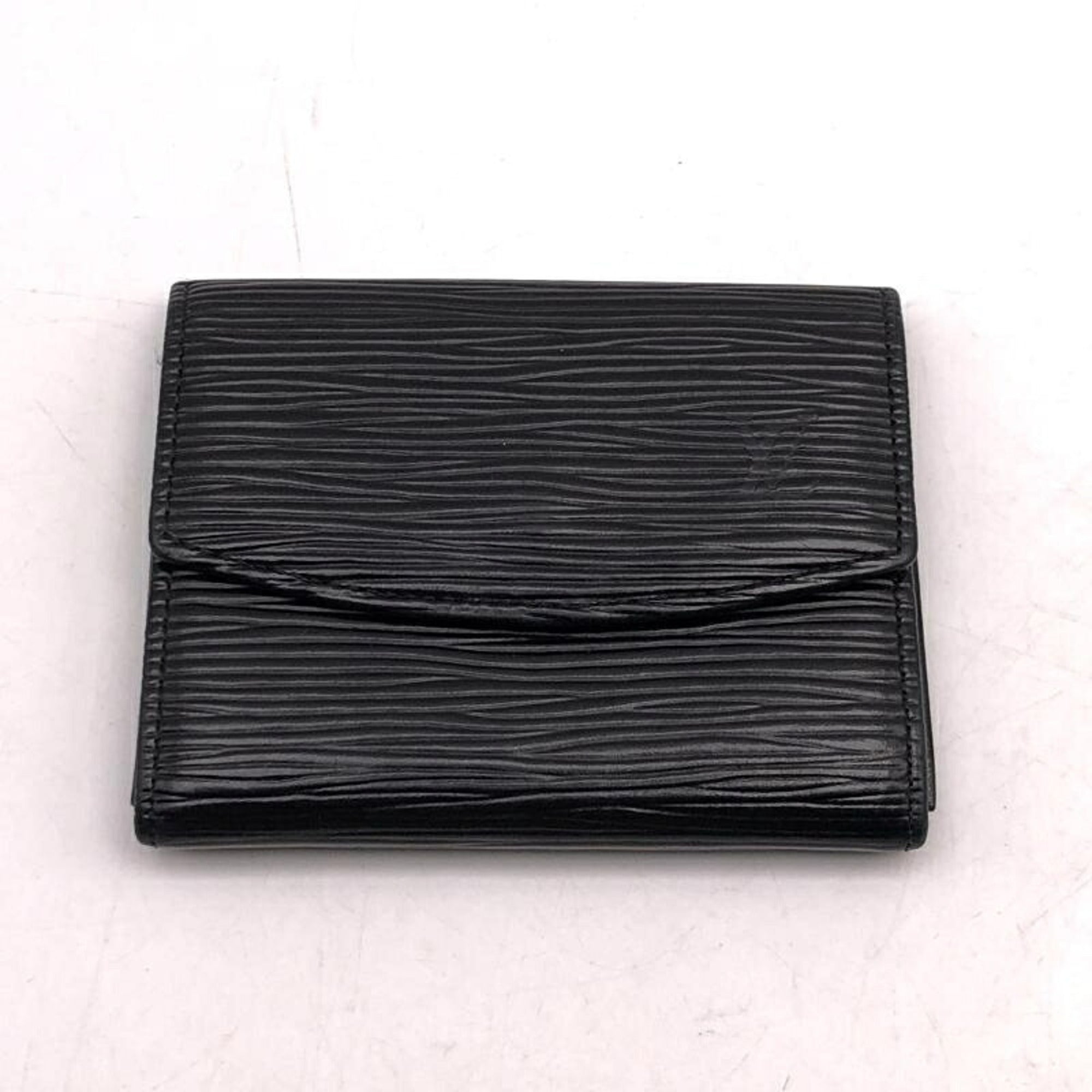 Louis Vuitton Epi Black Epi Leather Coin Purse/Coin Case (Pre-Owned)
