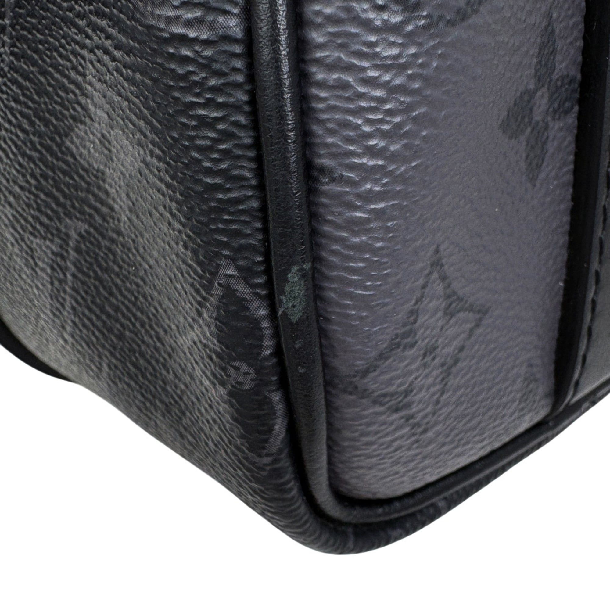 Louis Vuitton Black Gray Noir Monogram Eclipse Tote Bag (Pre-Owned)