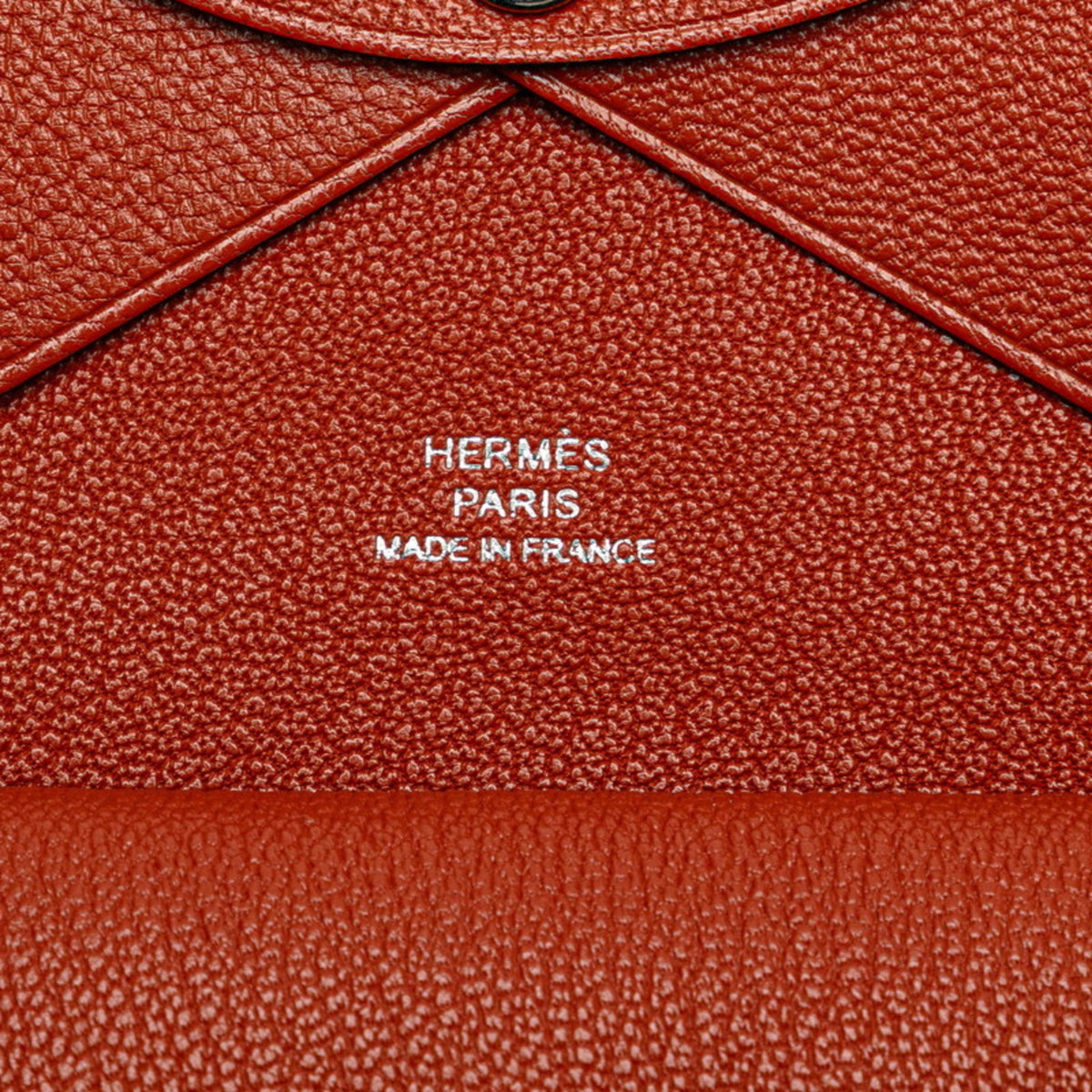 Hermes Brown Chevre Leather Coin Purse/Coin Case (Pre-Owned)
