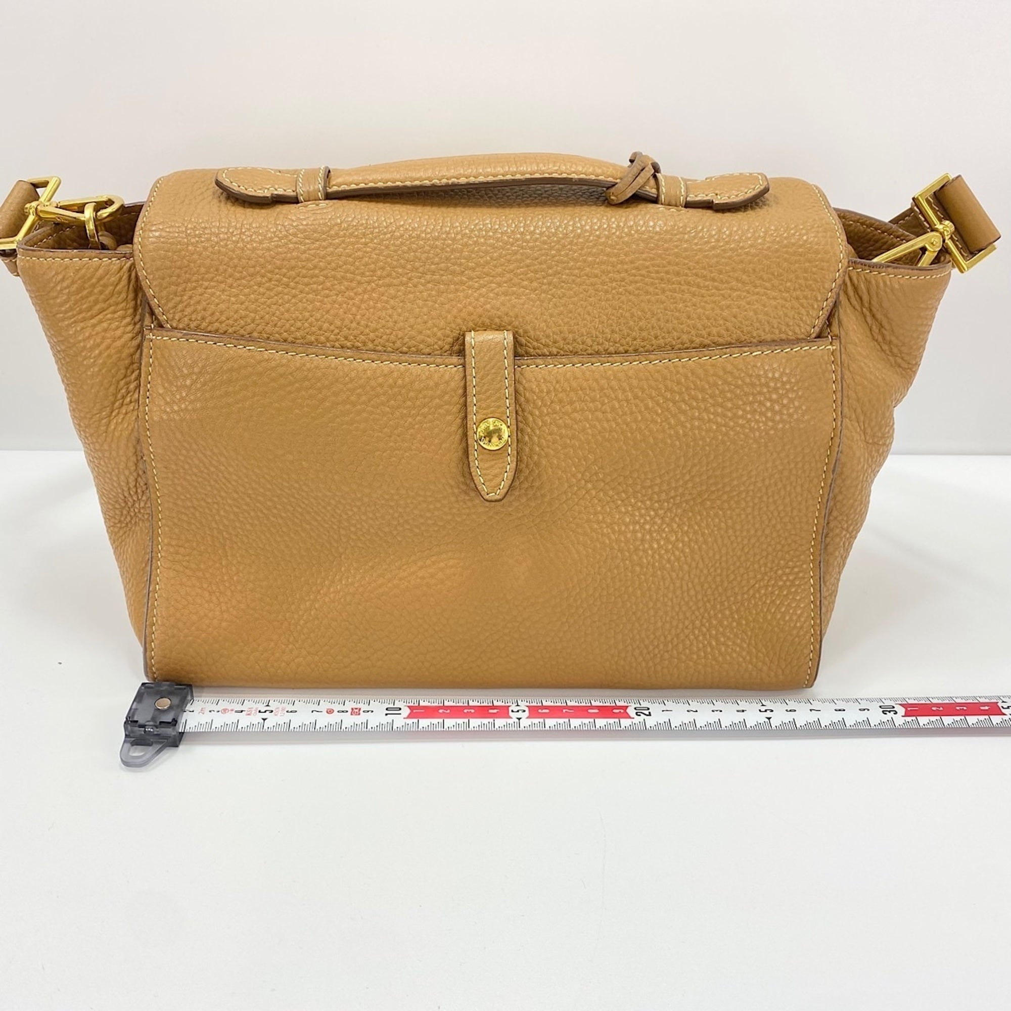 Prada Brown Leather Shoulder Bag (Pre-Owned)