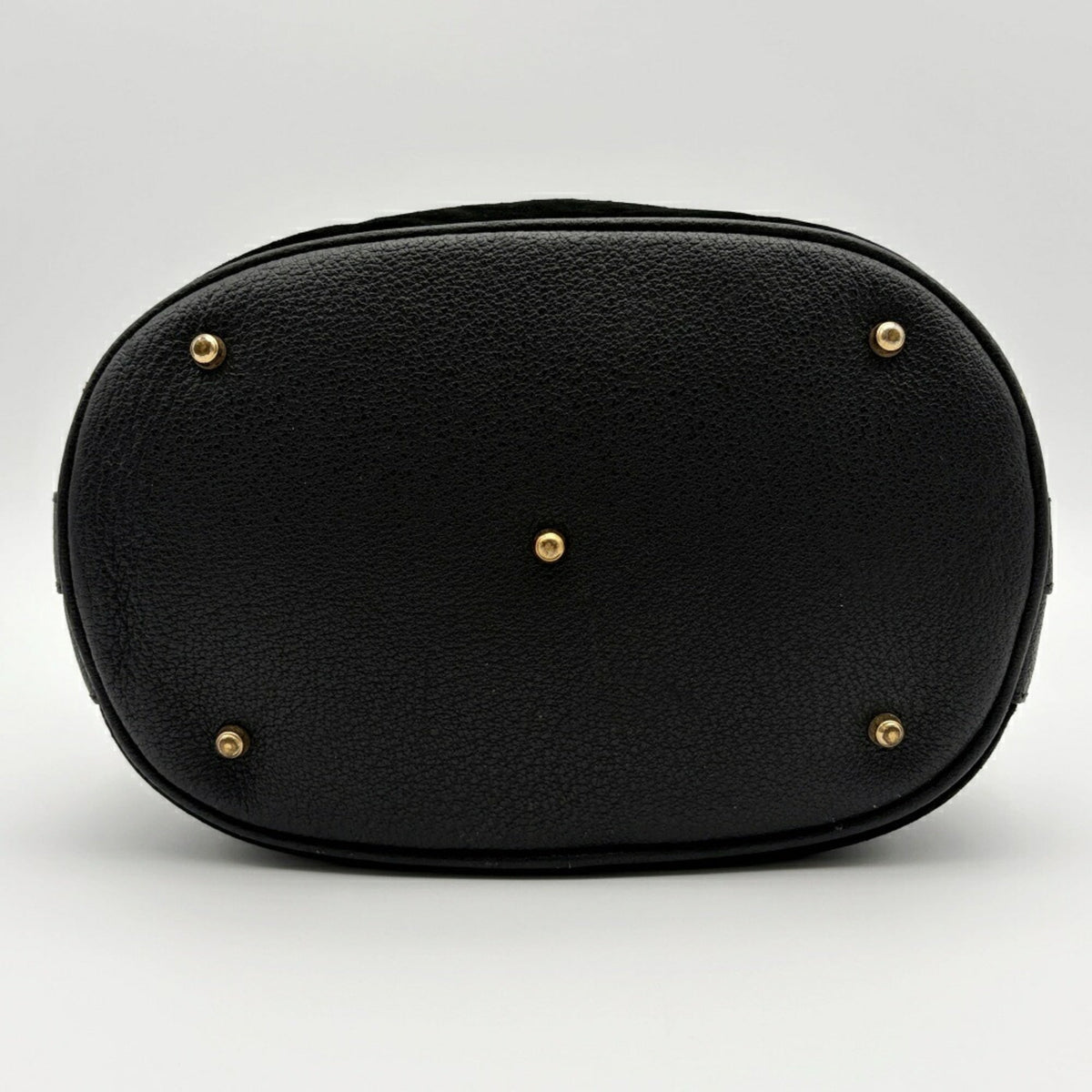 Gucci Black Bamboo Suede Leather Shoulder Bag (Pre-Owned)