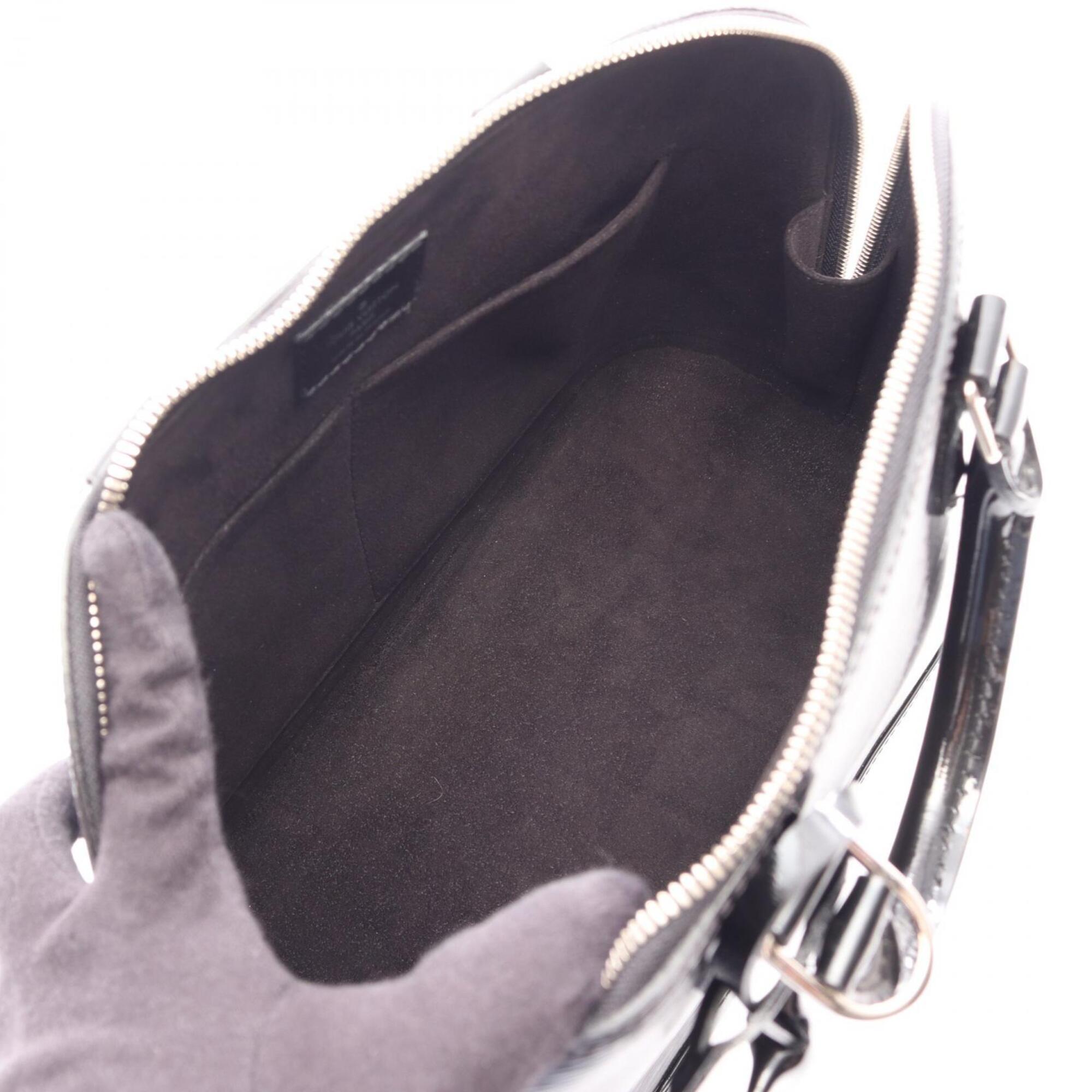 Louis Vuitton Black Noir Leather Handbag (Pre-Owned)