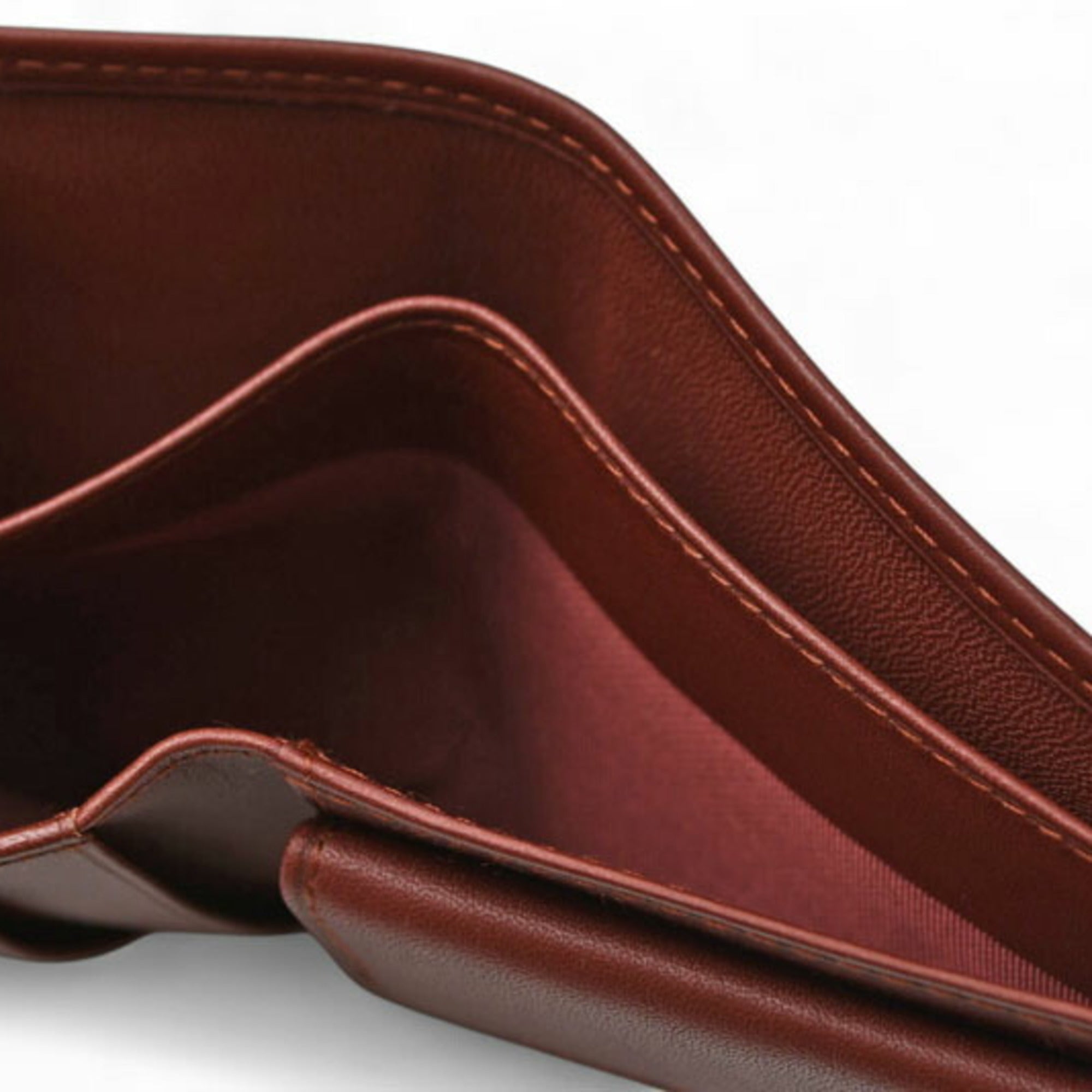 Cartier Bordeaux Leather Wallet (Bi-Fold) (Pre-Owned)