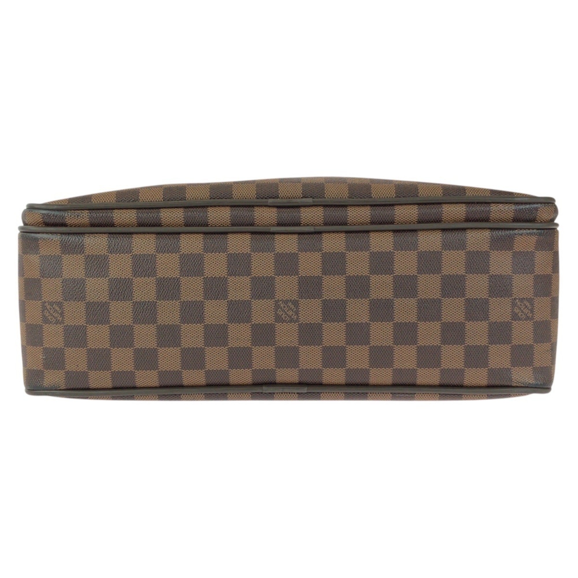 Louis Vuitton Damier Canvas Ebene Leather Pvc Briefcase (Pre-Owned)