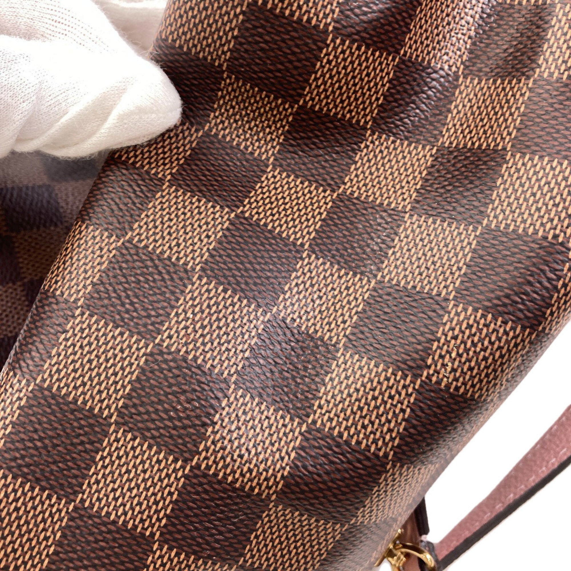 Louis Vuitton Damier Canvas Ebene Magnolia Damier Canvas Backpack (Pre-Owned)
