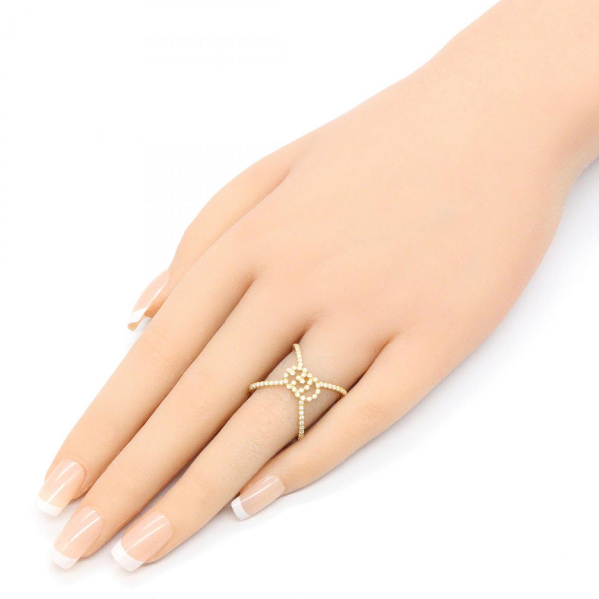 Gucci Clear Yellow Gold Yellow Gold (18K) Band Ring (Pre-Owned)