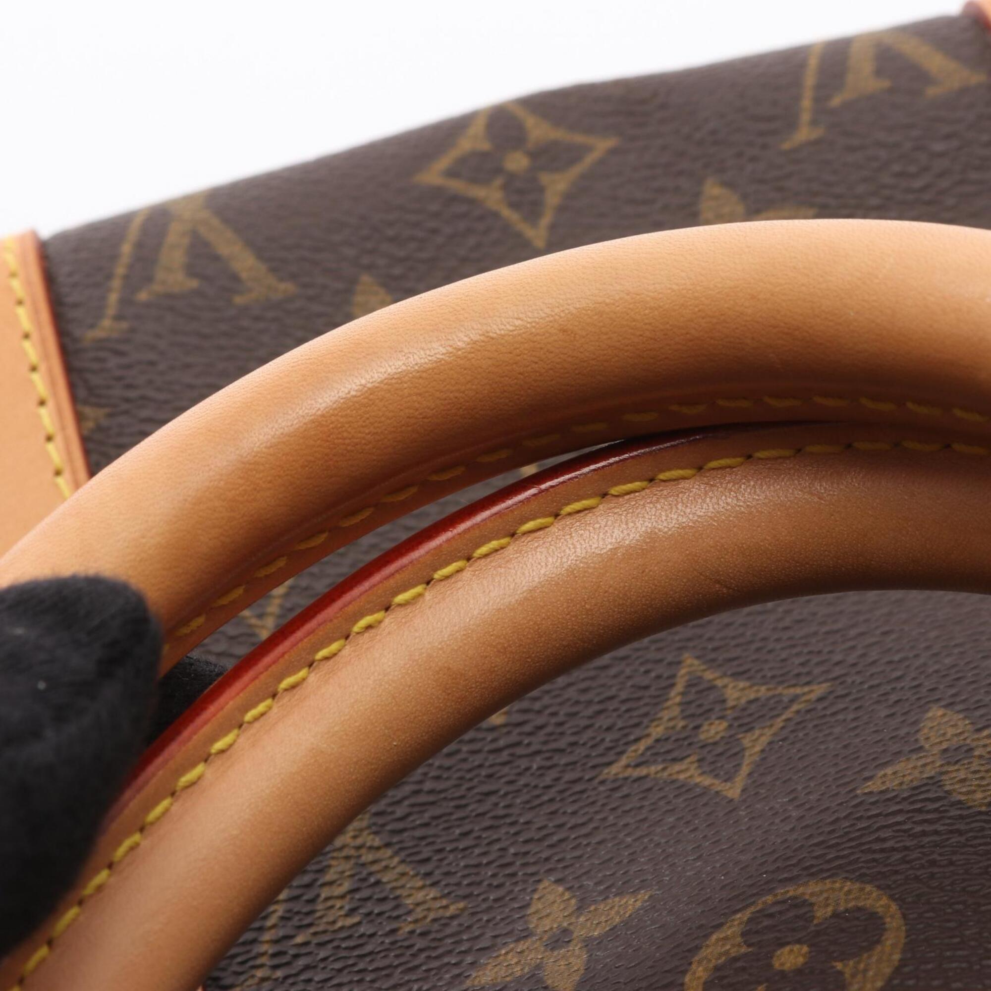 Louis Vuitton Brown Monogram Coated Canvas Boston Bag Handbag (Pre-Owned)