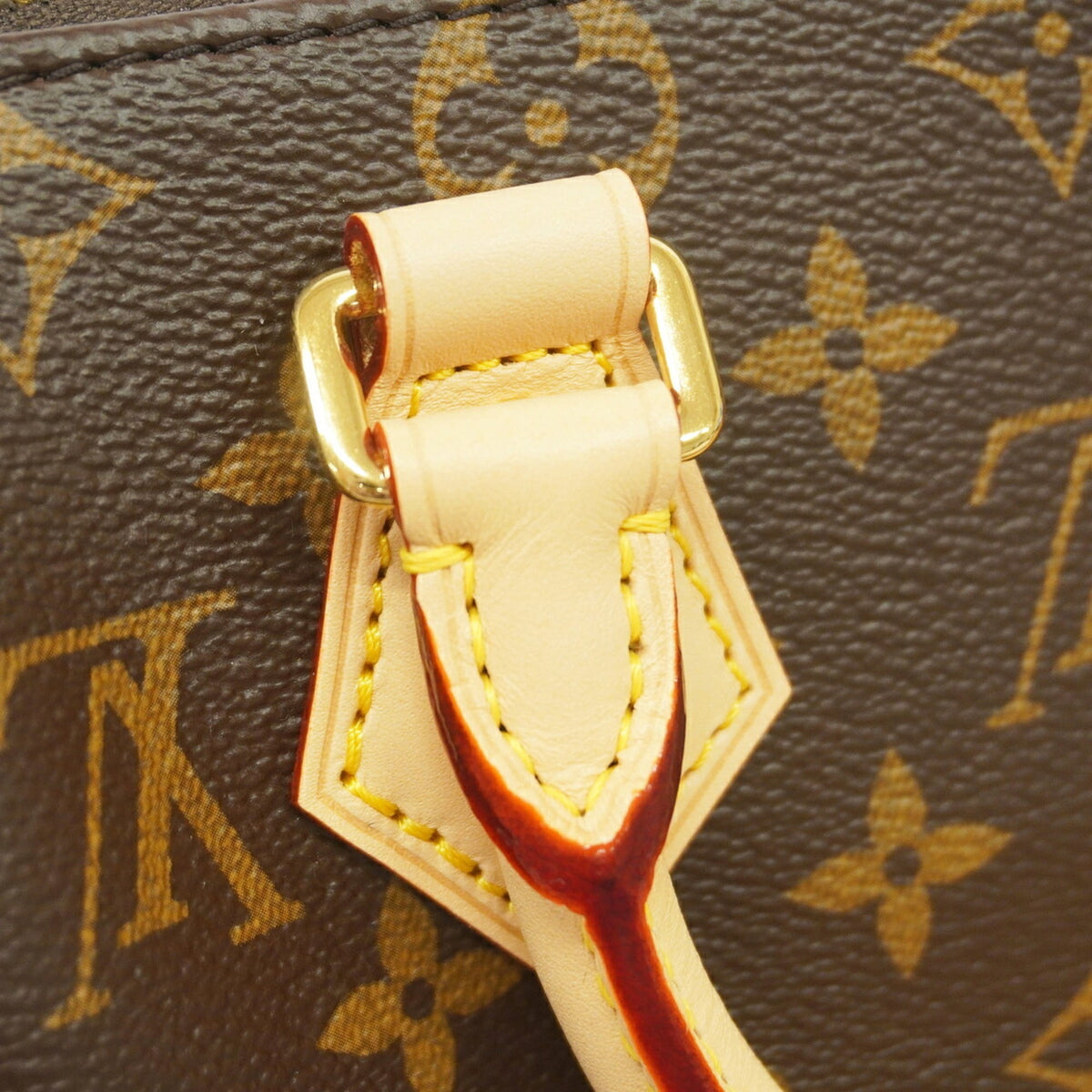 Louis Vuitton Beige Brown Handbag (Pre-Owned)
