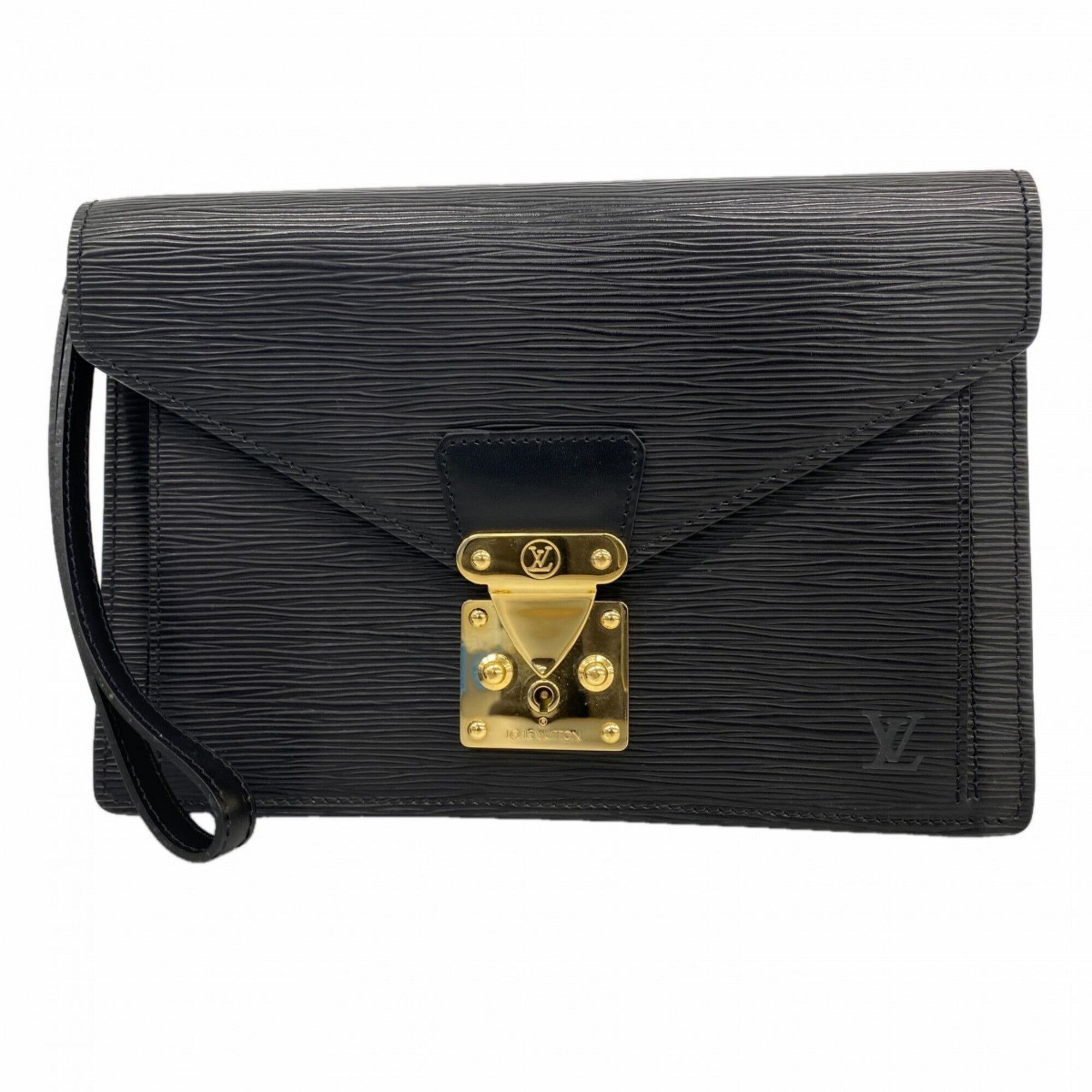 Louis Vuitton Noir Clutch Bag (Pre-Owned)