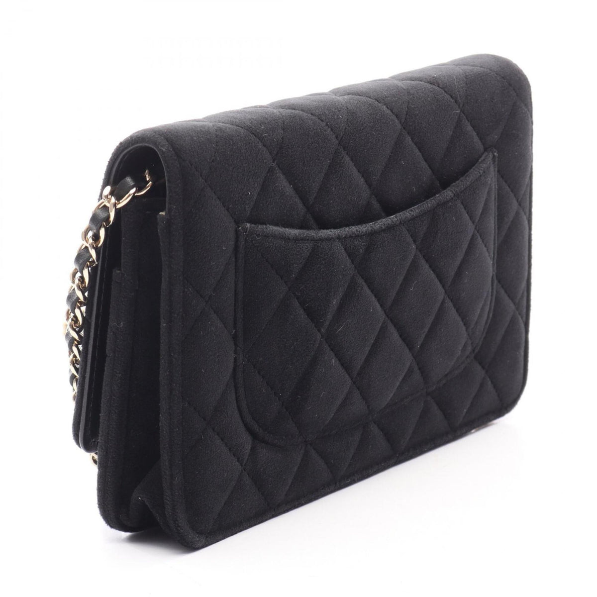 Chanel Black Fabric Handbag Shoulder Bag (Pre-Owned)