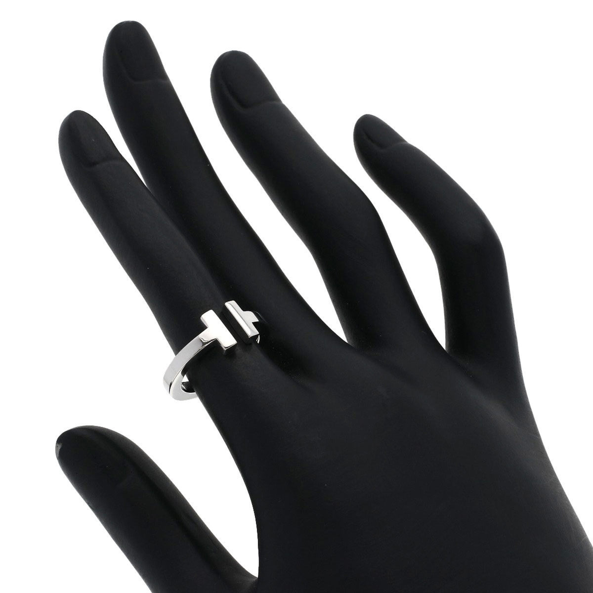 Tiffany White Gold (18K) Band Ring (Pre-Owned)