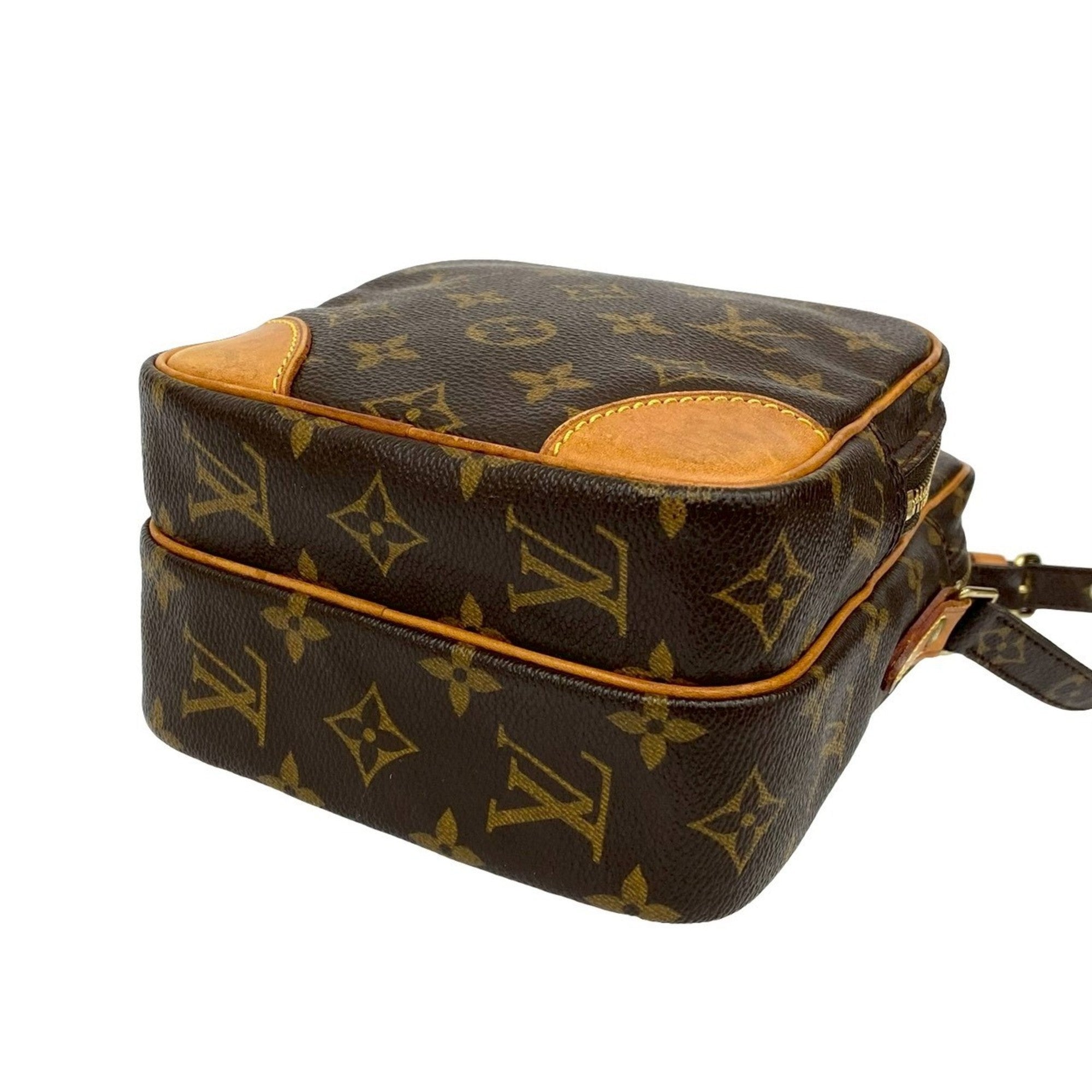 Louis Vuitton Brown Leather Pvc Pochette Shoulder Bag (Pre-Owned)