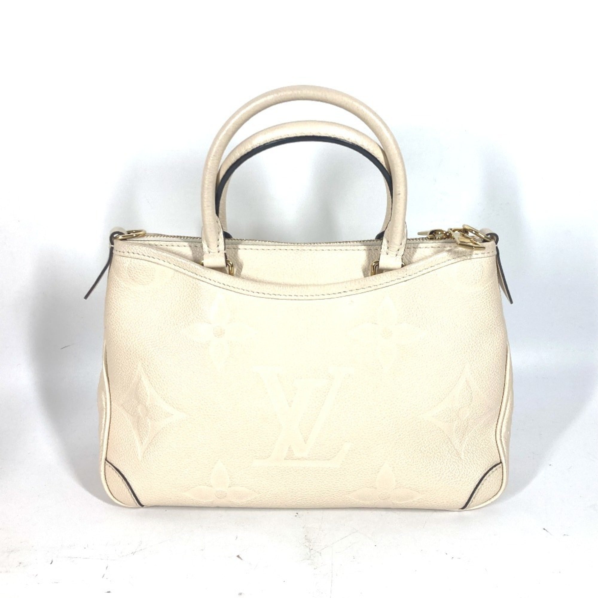 Louis Vuitton White Monogram Empreinte Handbag Shoulder Bag Tote Bag (Pre-Owned)